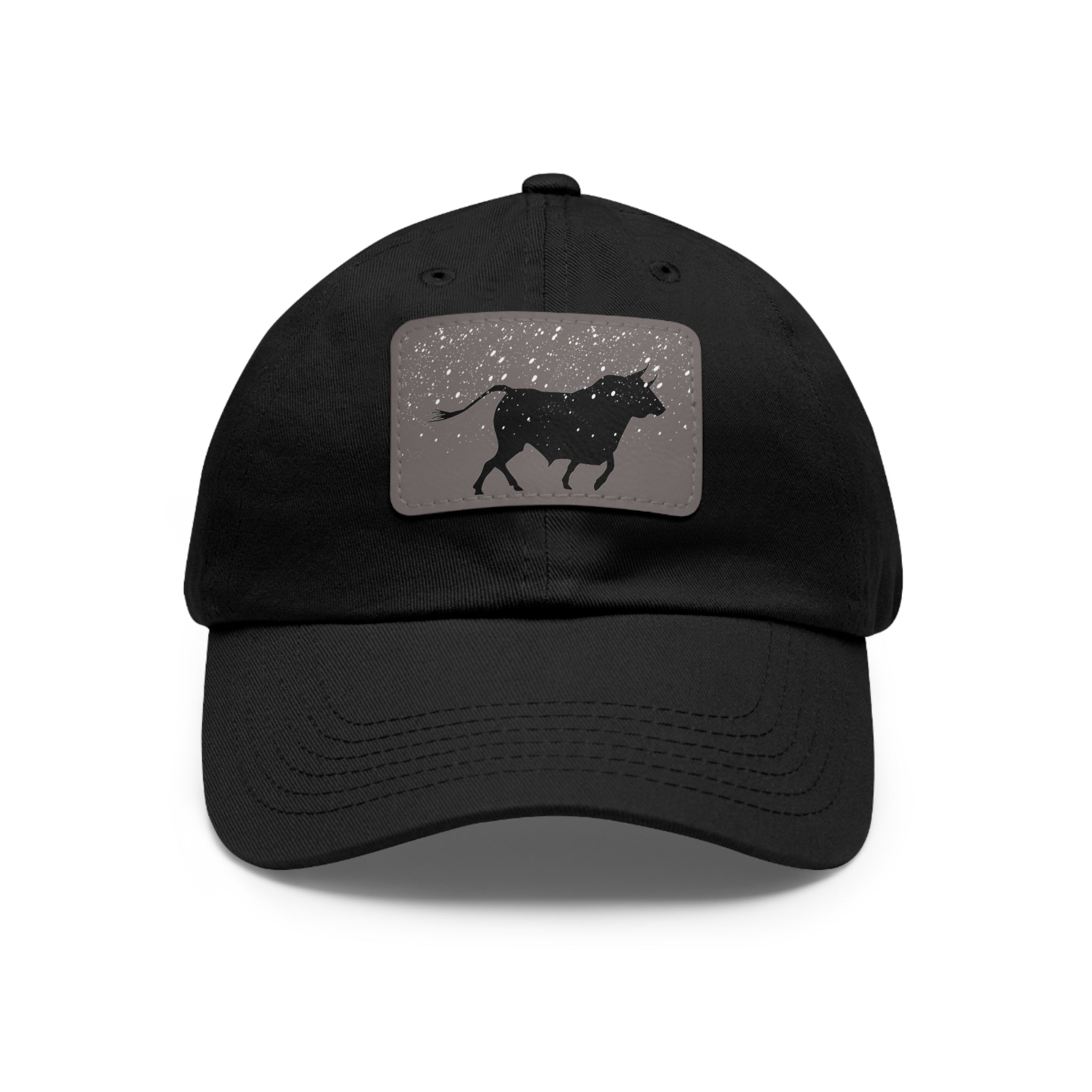 Bull in the Snow Dad Hat
