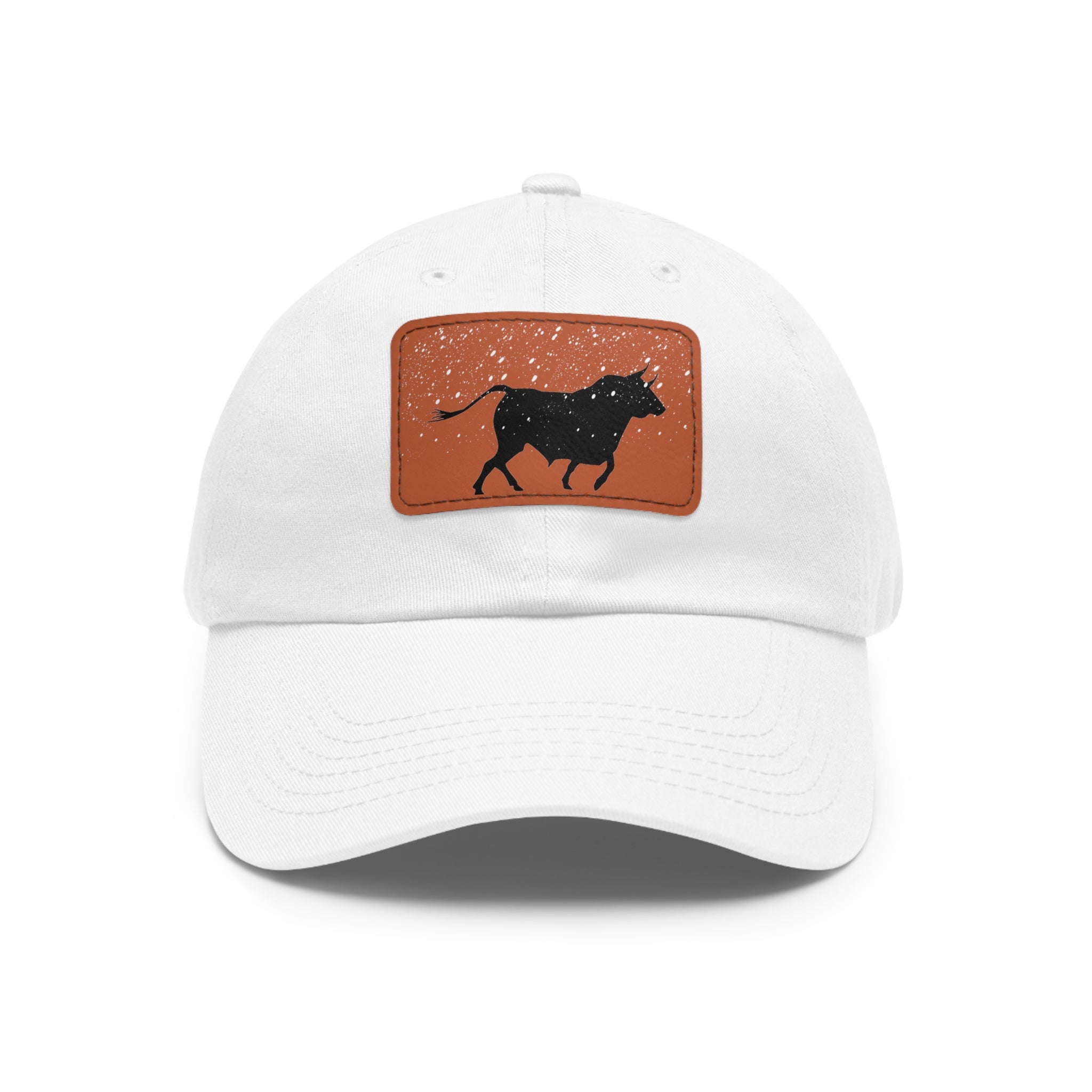 Bull in the Snow Dad Hat
