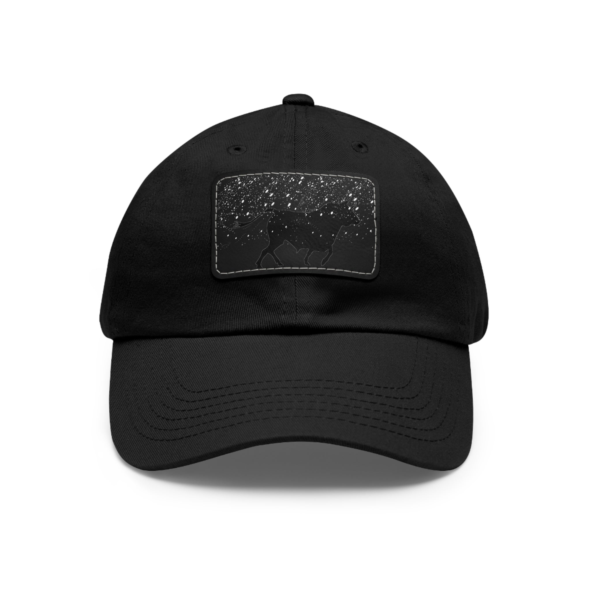 Bull in the Snow Dad Hat