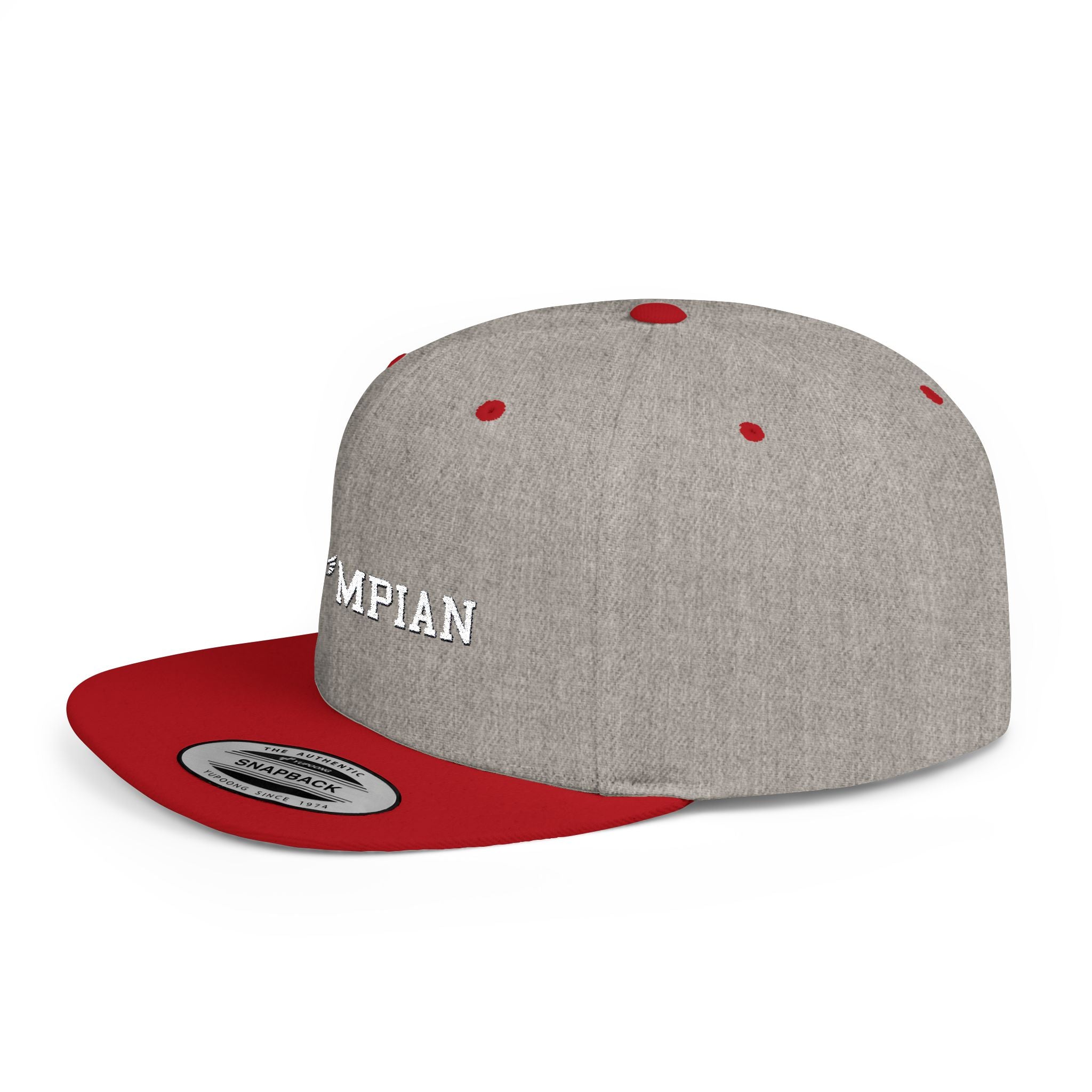 Olympian Flat Bill Snapback Hat