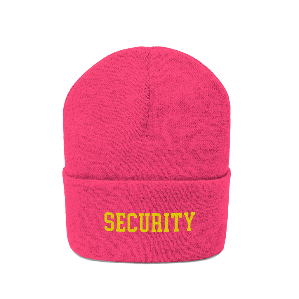Security Beanie Gold