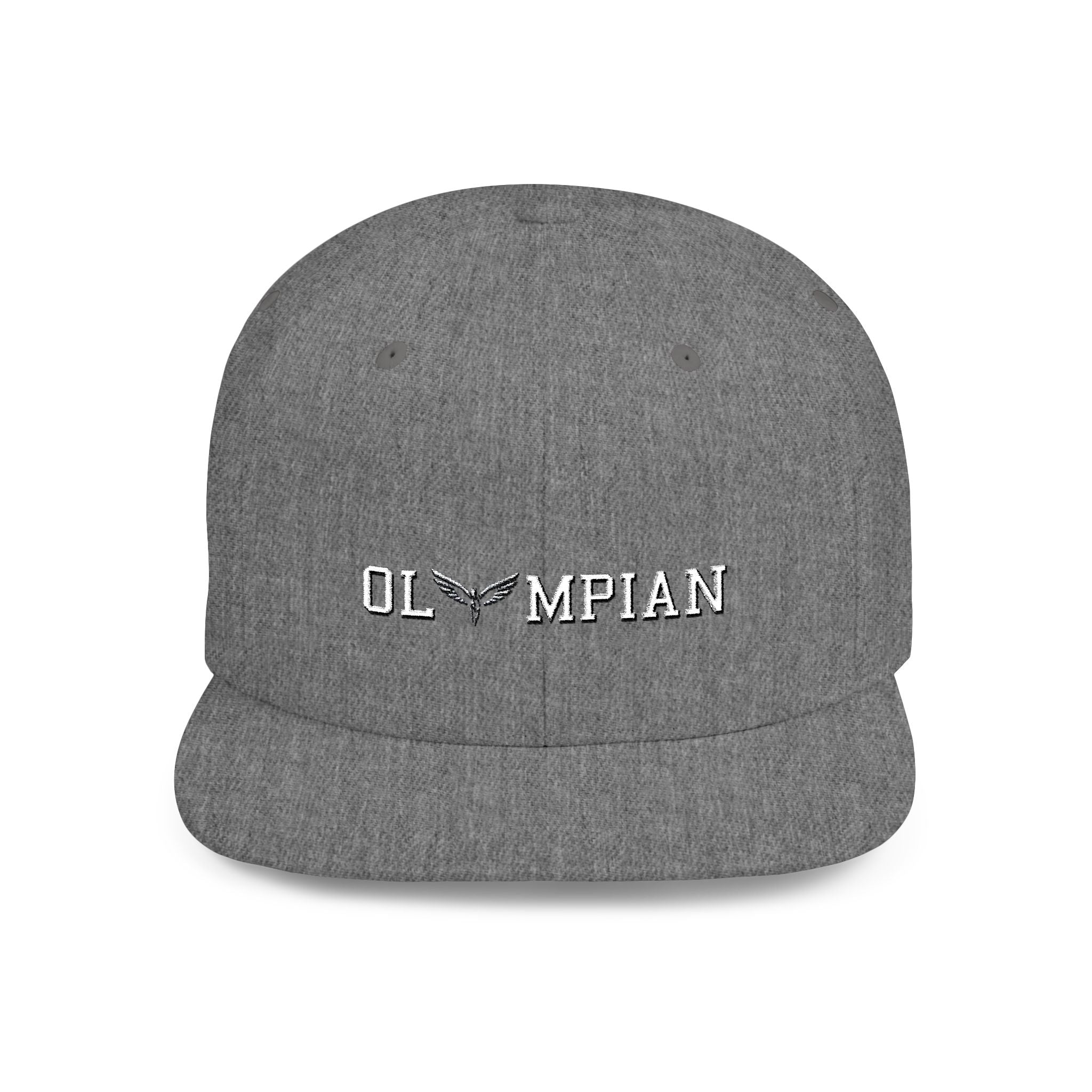 Olympian Flat Bill Snapback Hat