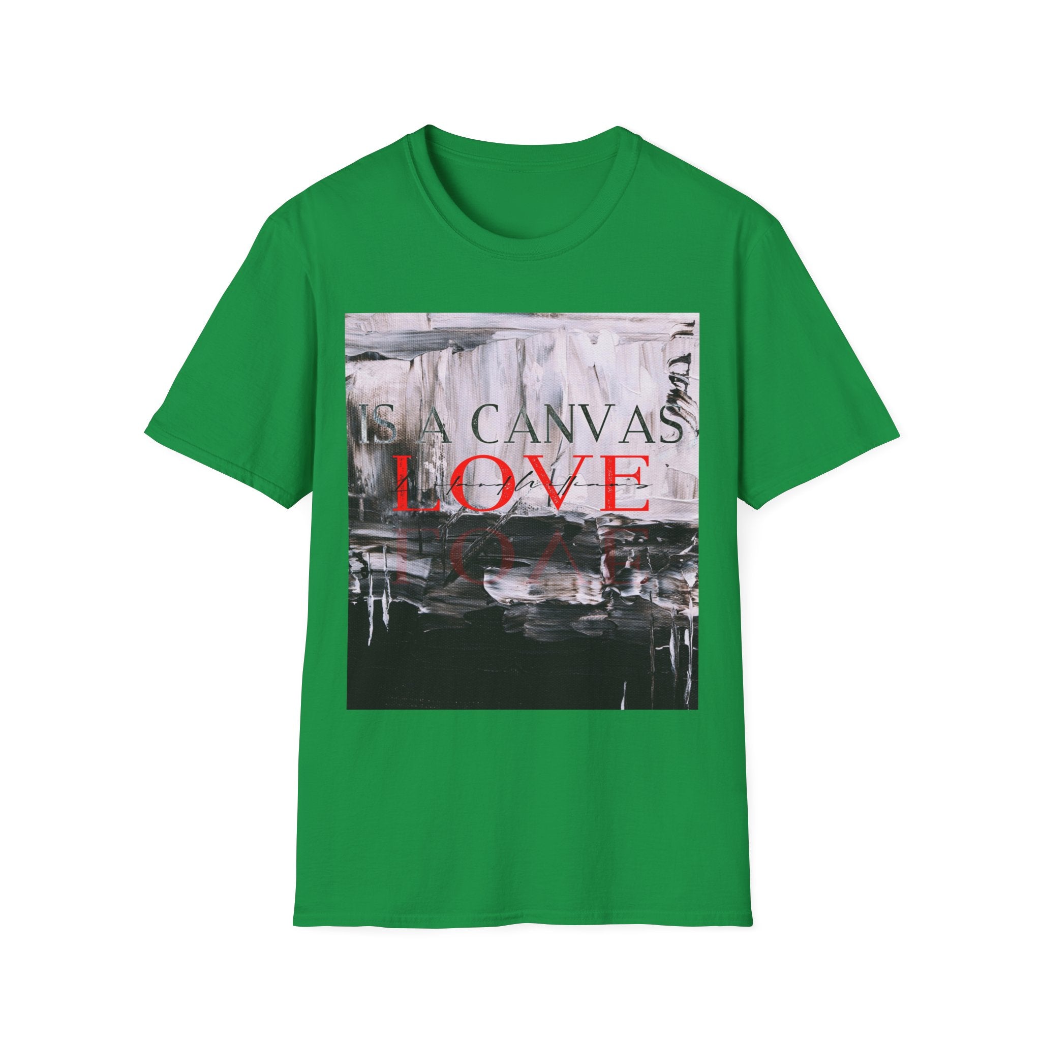 LOVE IS CANVAS Unisex Softstyle T-Shirt