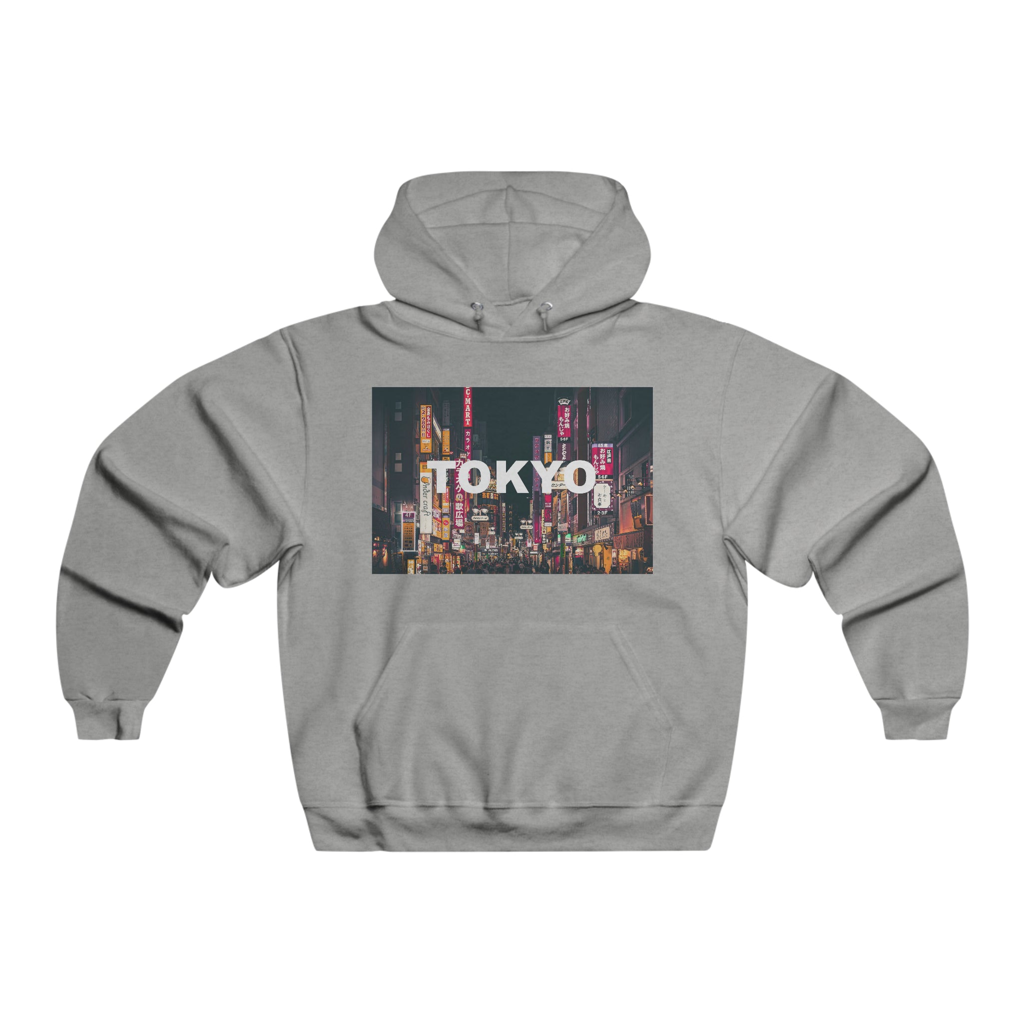 Tokyo Mens Hooded Sweatshirt
