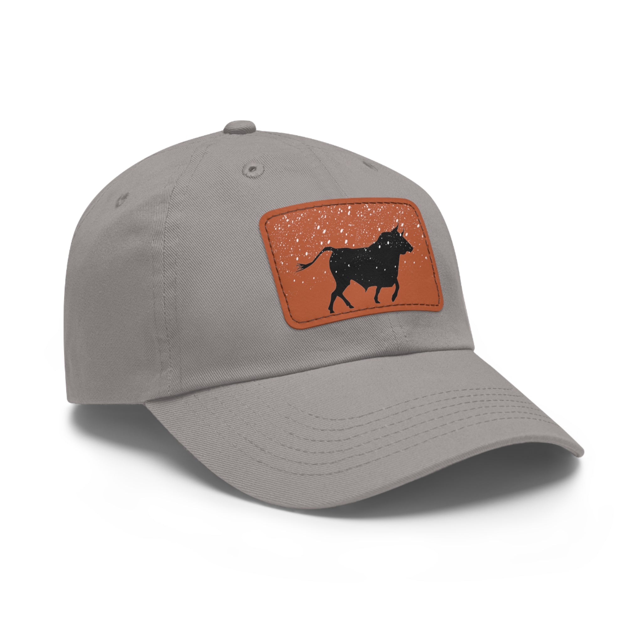 Bull in the Snow Dad Hat