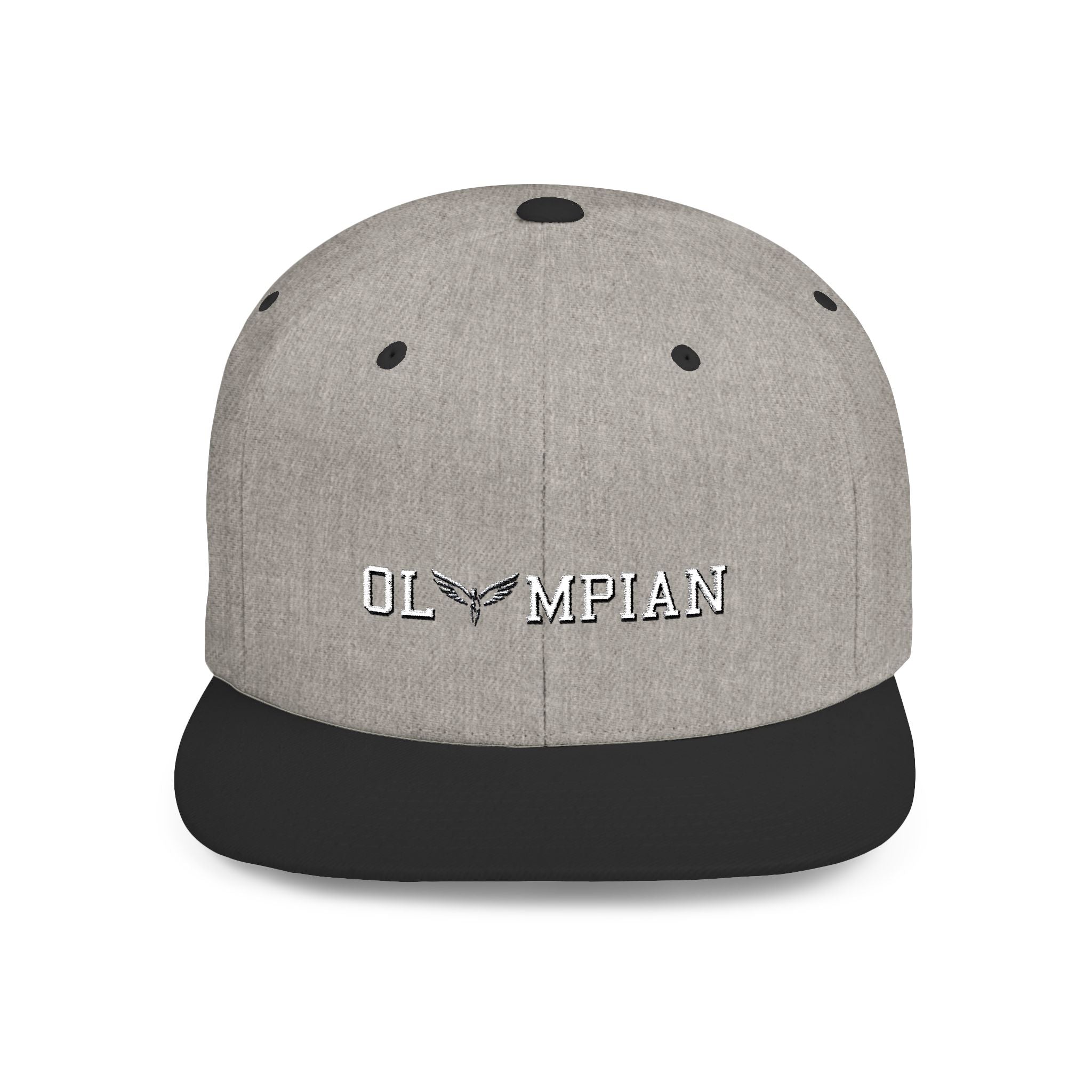 Olympian Flat Bill Snapback Hat