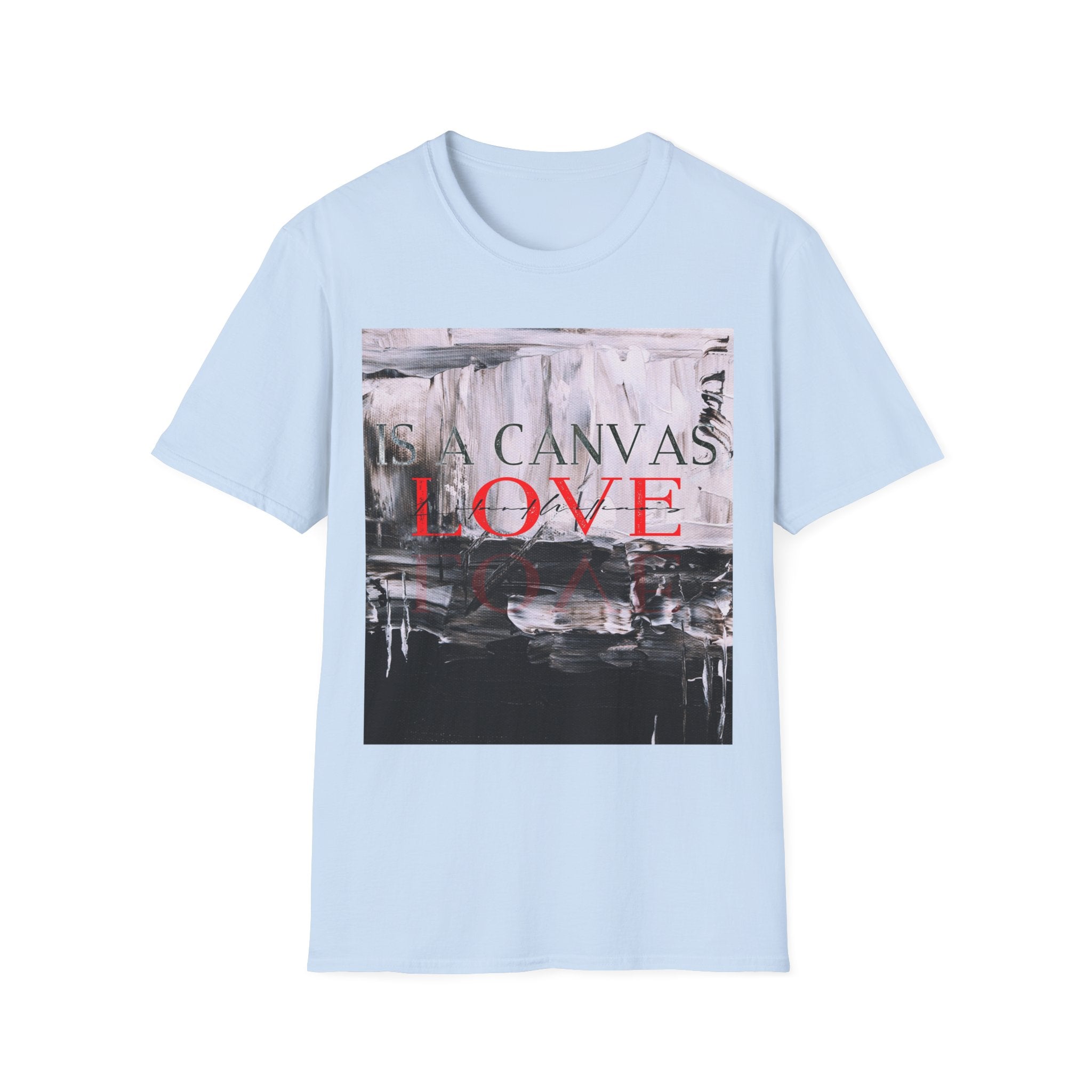 LOVE IS CANVAS Unisex Softstyle T-Shirt