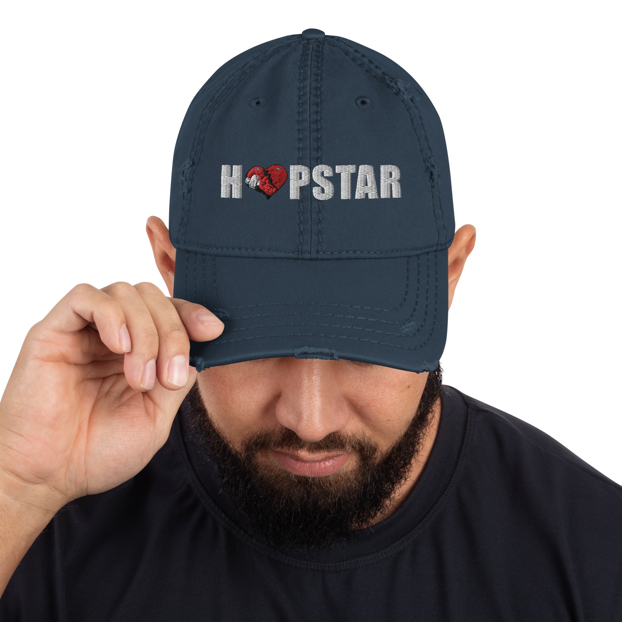 Hopstar Distressed Dad Hat 2.0