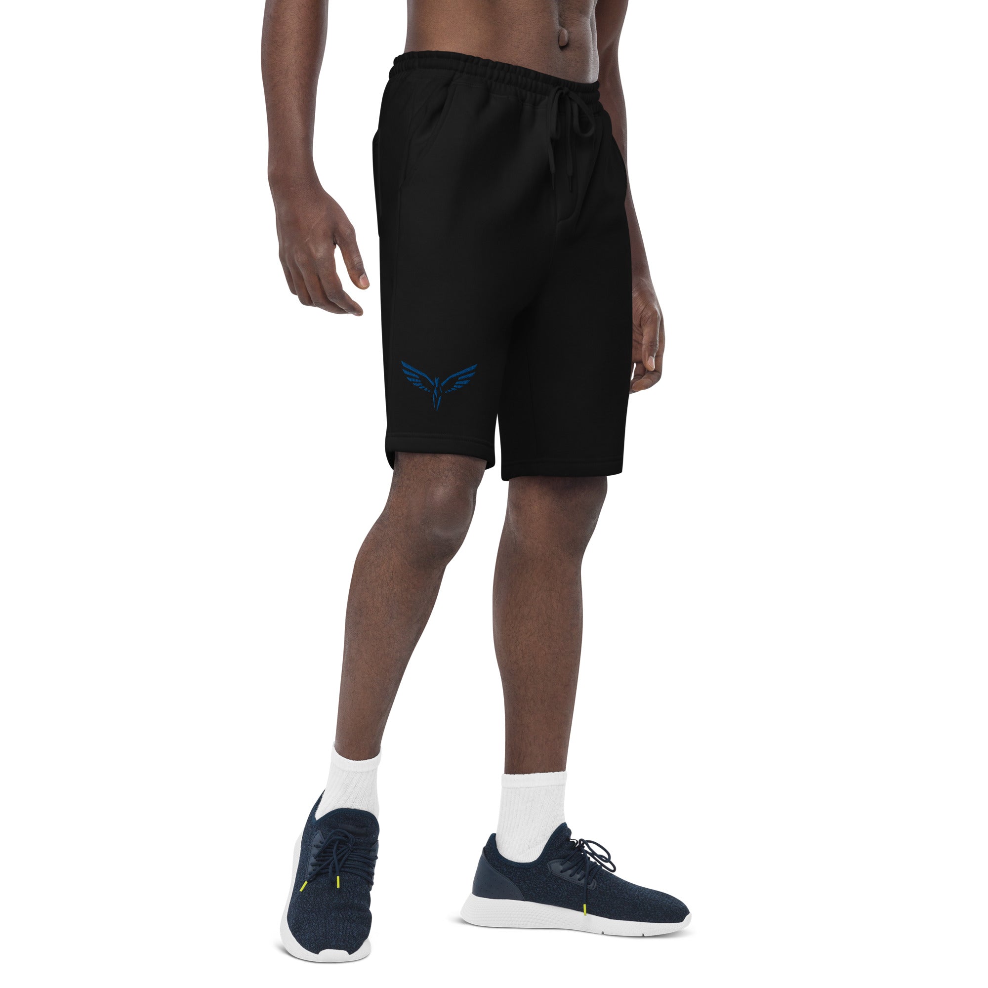 Olympian Men's Fleece Shorts (BLU) Emb