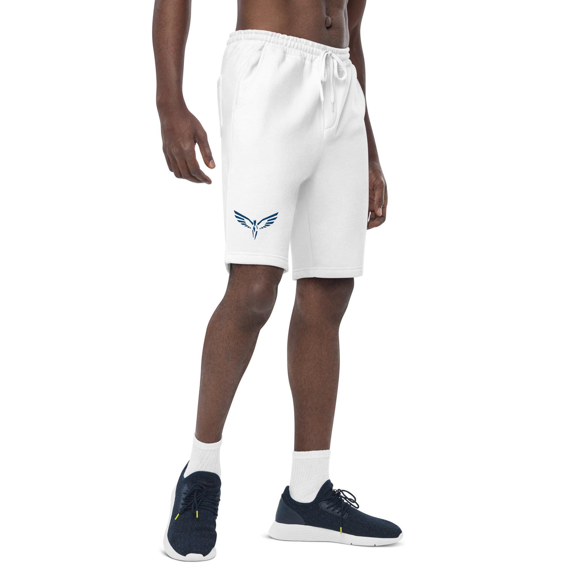 Olympian Men's Fleece Shorts (BLU) Emb