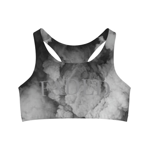 "Faded Gray" Sports Bra