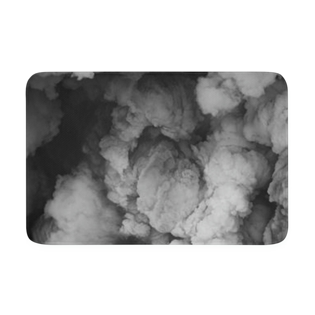 “Faded Gray” Memory Foam Bath Mat