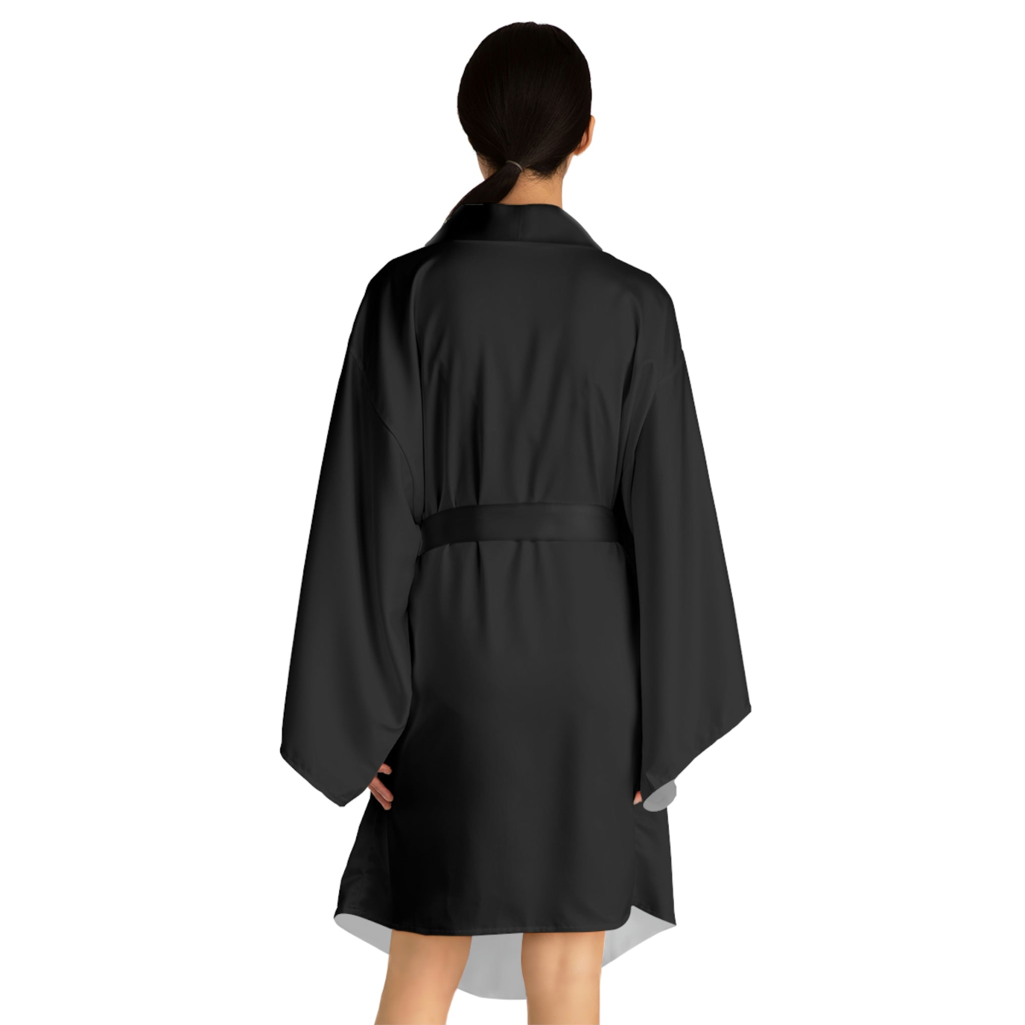 Olympian Matrix Long Sleeve Kimono Robe