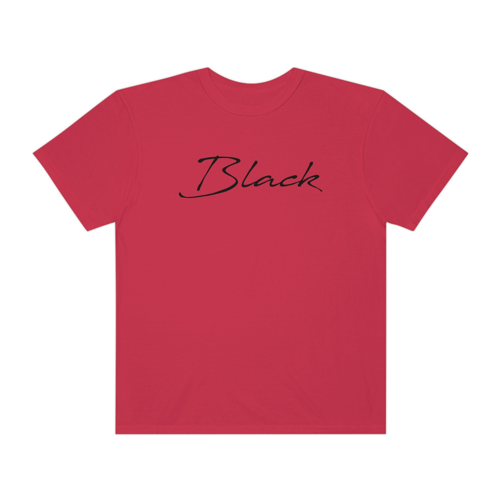Black Unisex Garment-Dyed T-shirt
