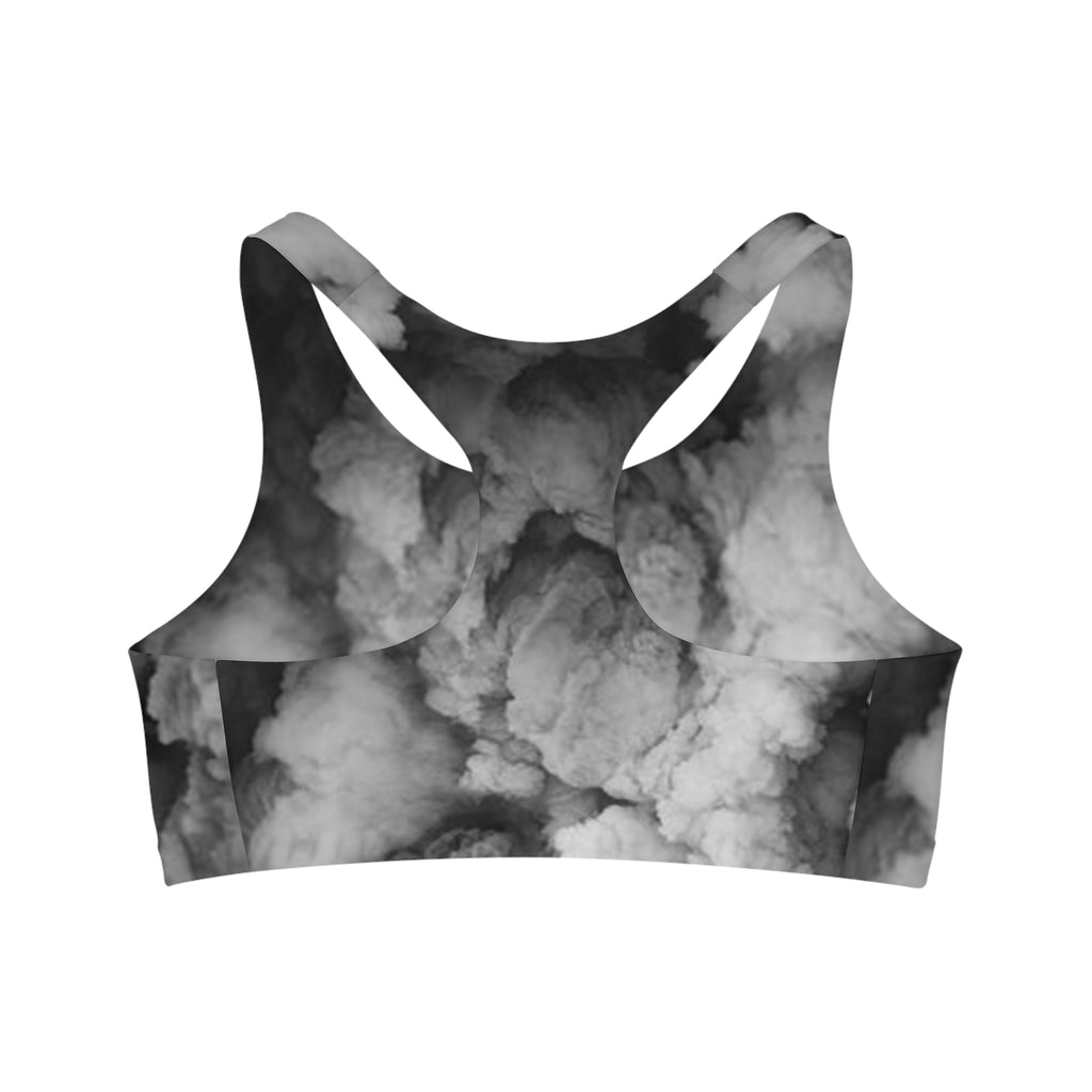 Faded Gray Sports Bra