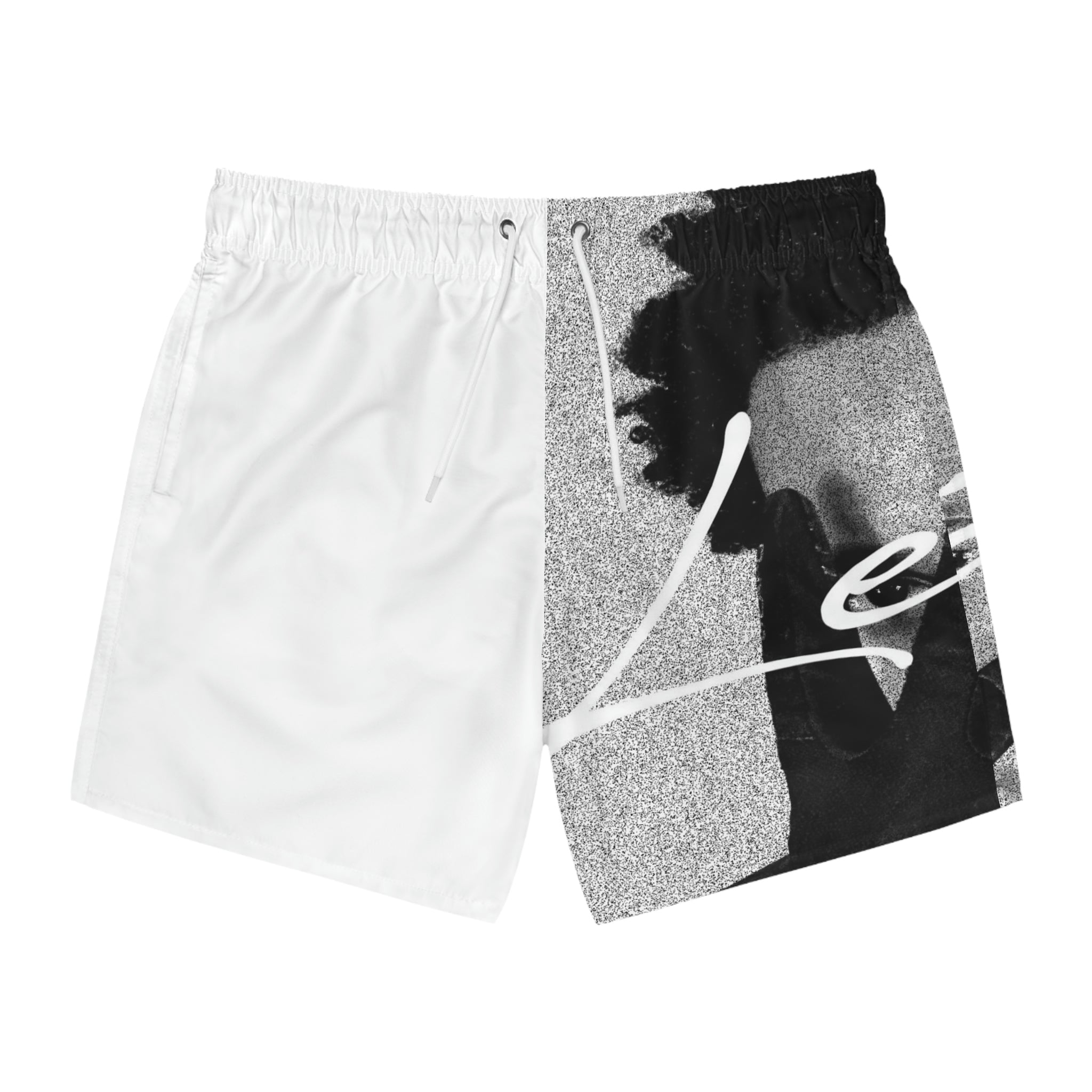 Faded Gray Swim Trunks