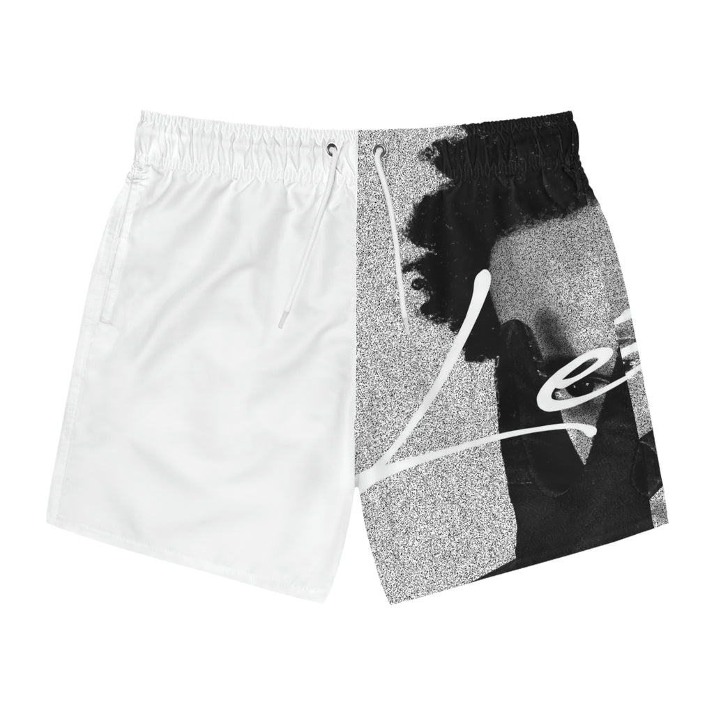 Faded Gray Swim Trunks