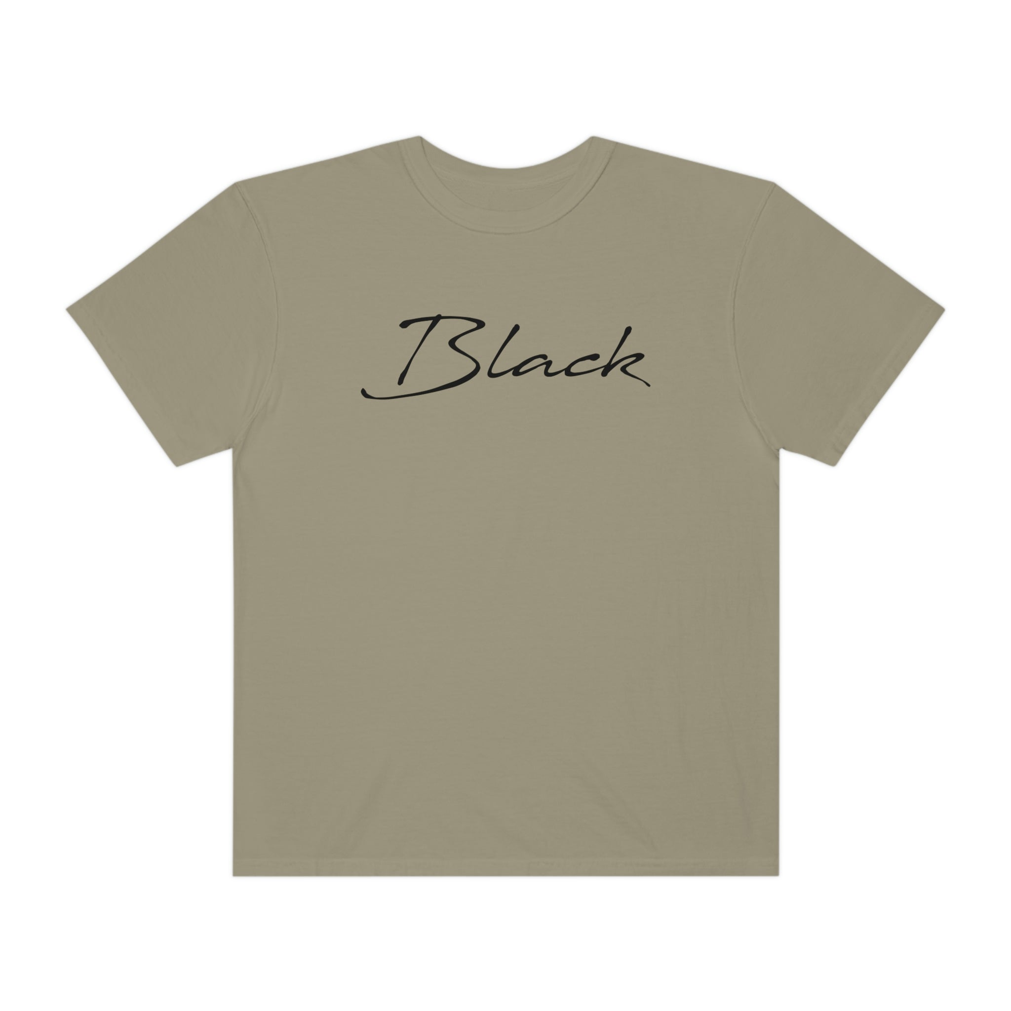 Black Unisex Garment-Dyed T-shirt