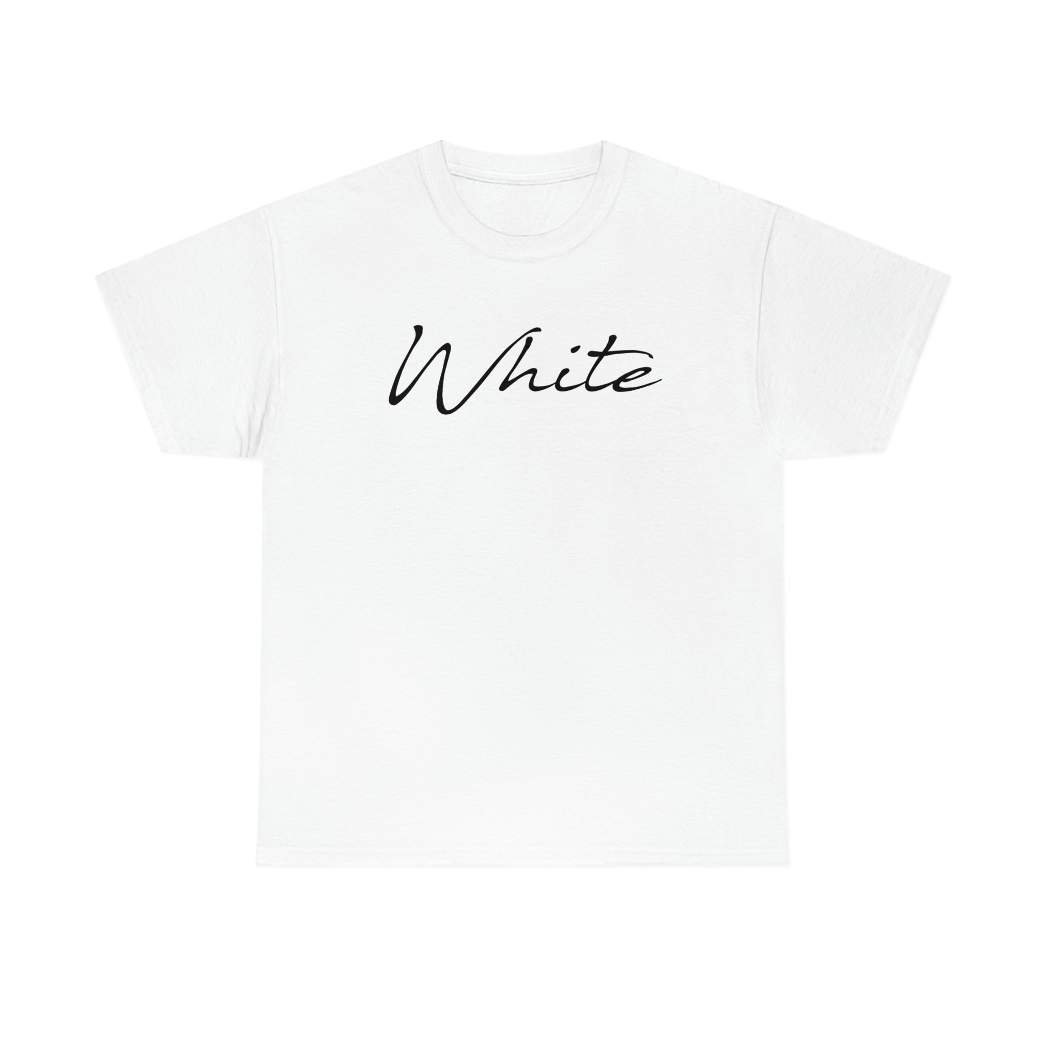Unisex "White Tee" (Heavy Cotton)