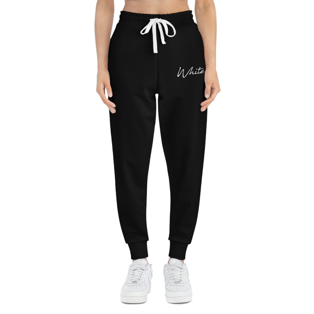White Athletic Joggers
