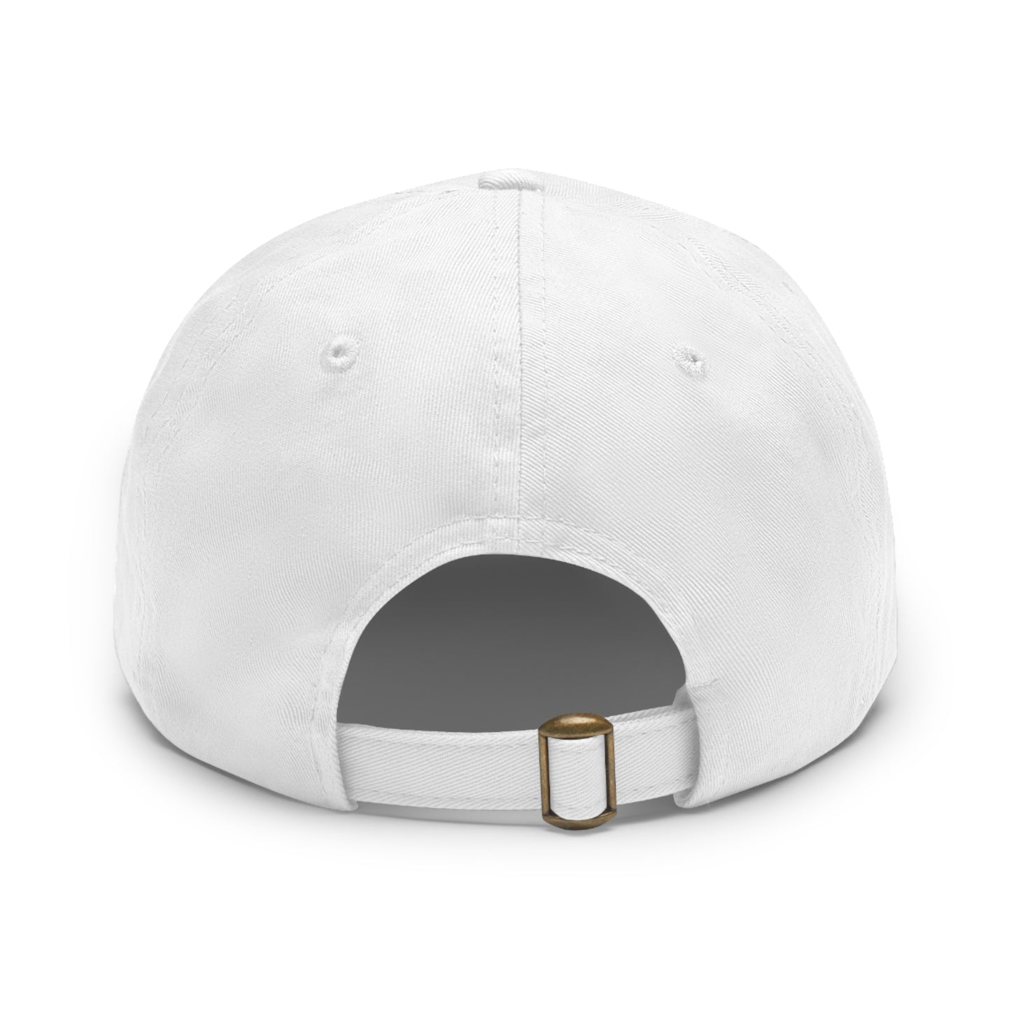 Pride Dad Hat with Leather Patch (Rectangle)