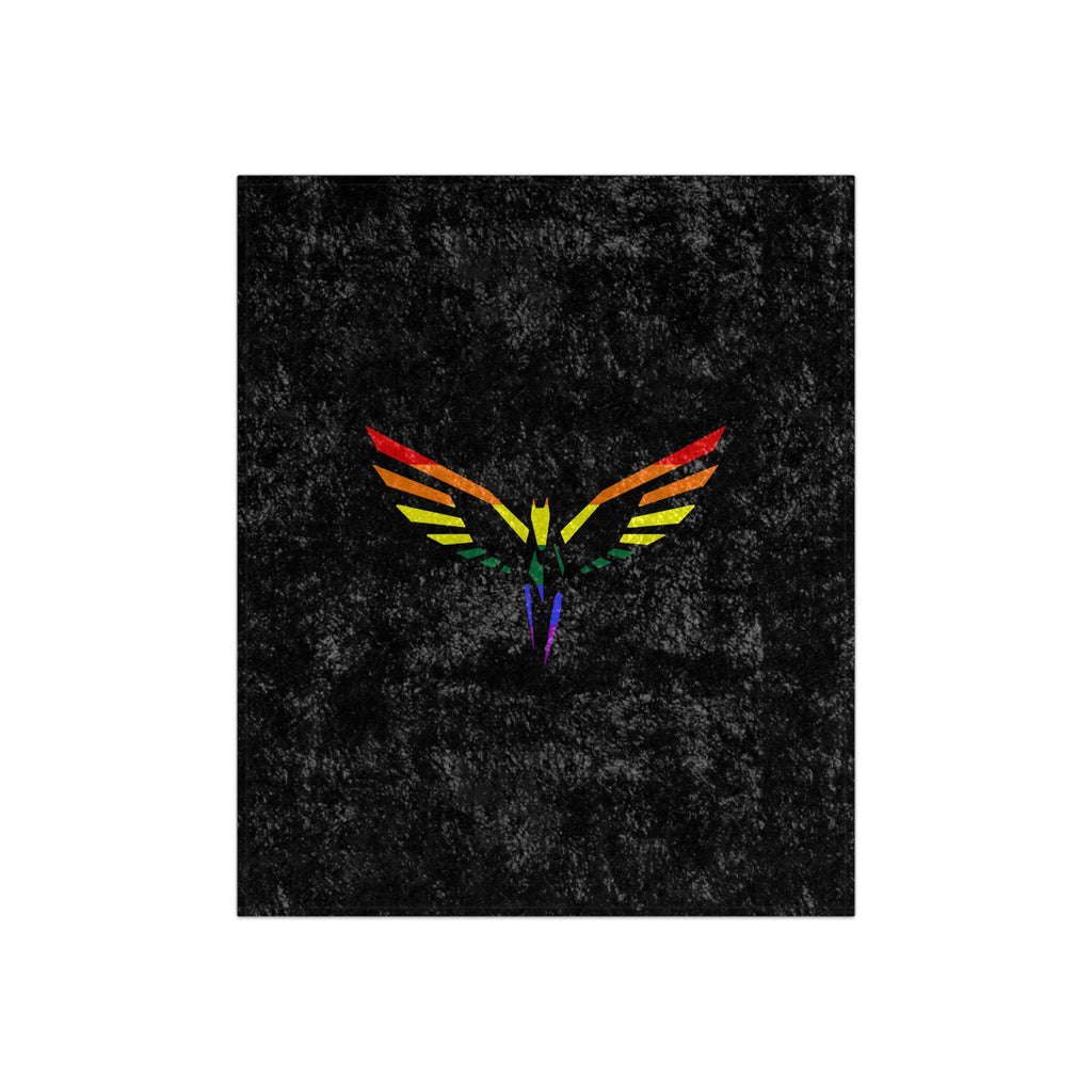 Olympian Pride Crushed Velvet Blanket
