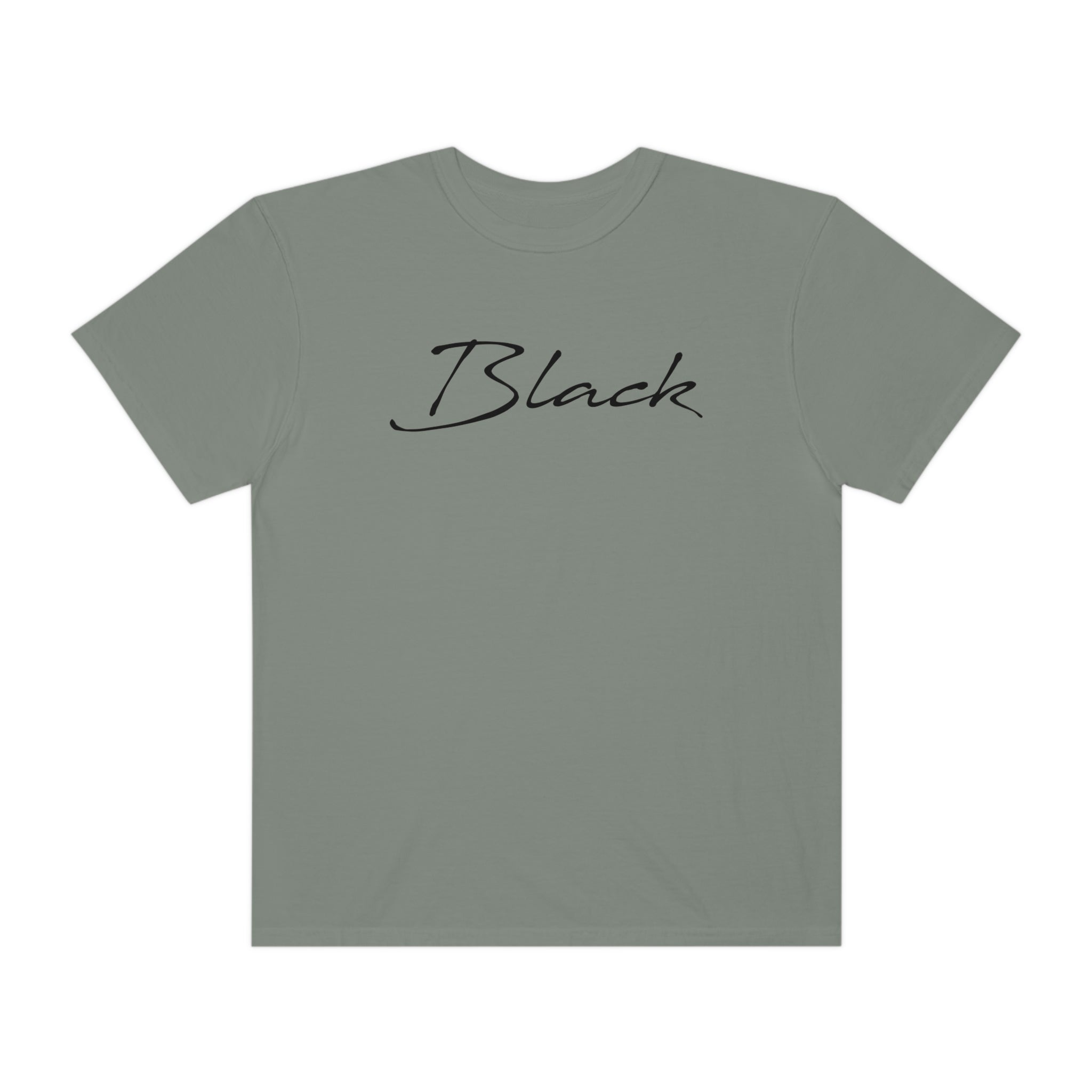 Black Unisex Garment-Dyed T-shirt