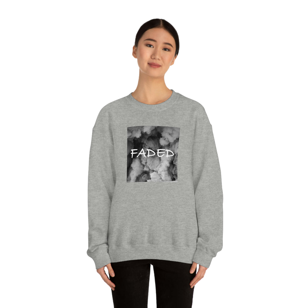 "Faded Gray" Unisex Crewneck Sweatshirt