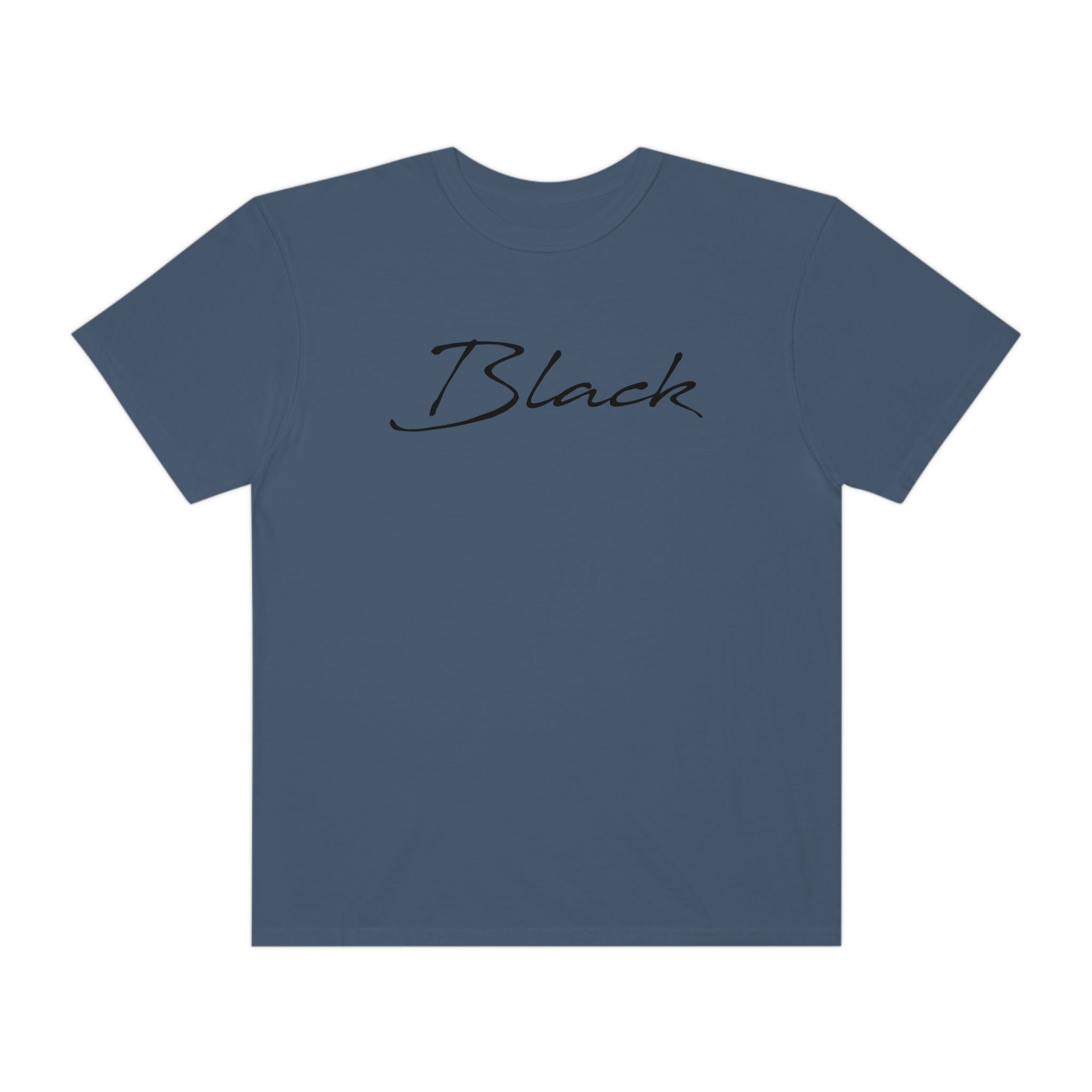Black Unisex Garment-Dyed T-shirt