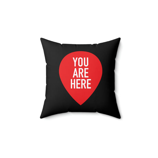 Polyester "Location" Pillow