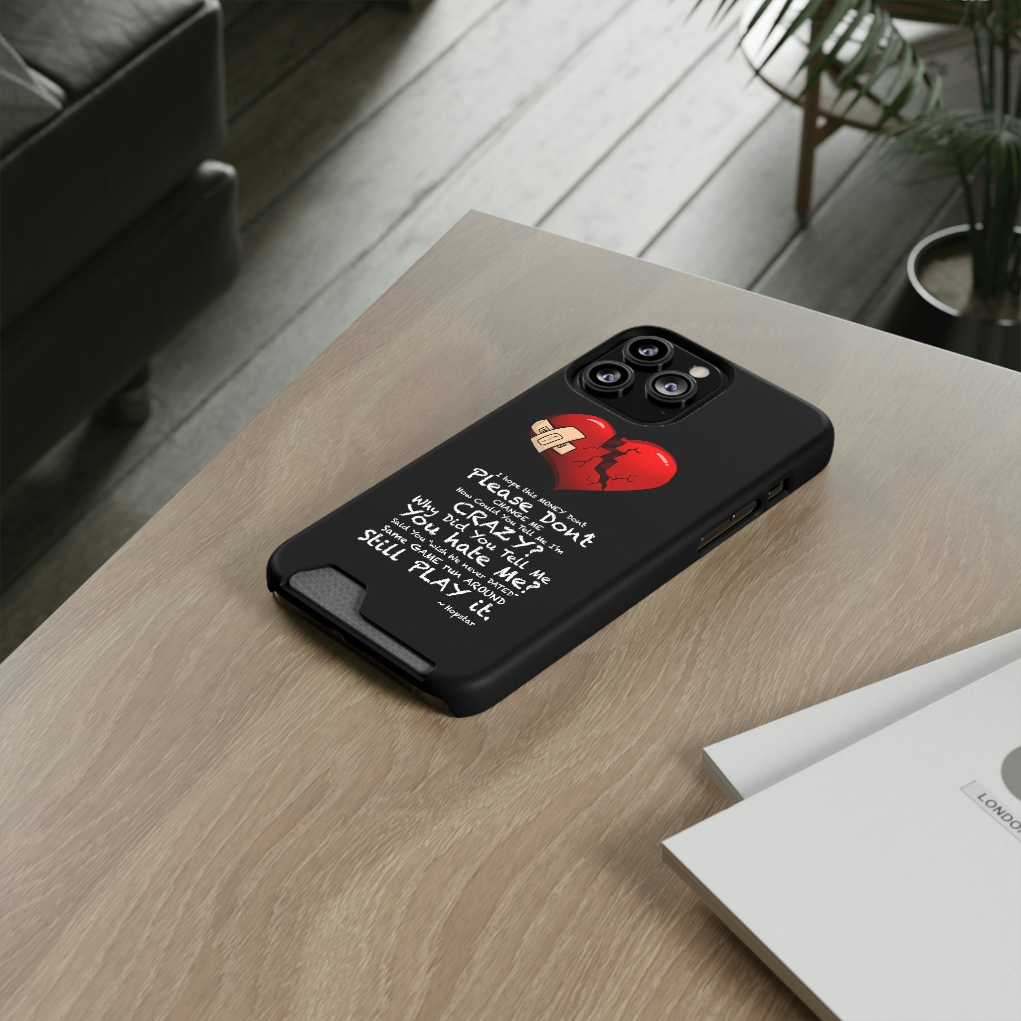 "Hopstar" Phone Case With Card Holder