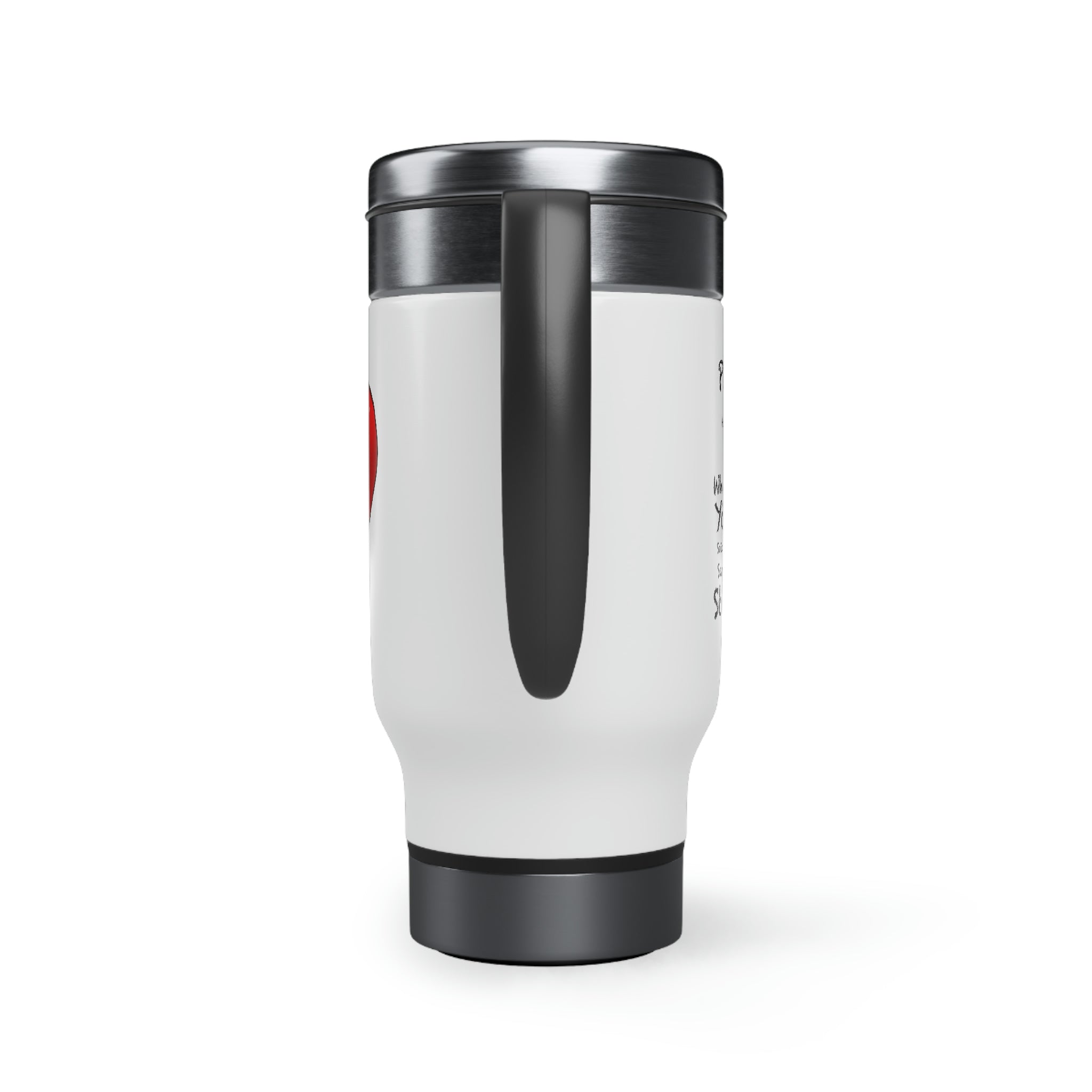 "Hopstar" Stainless Steel Travel Mug with Handle, 14oz