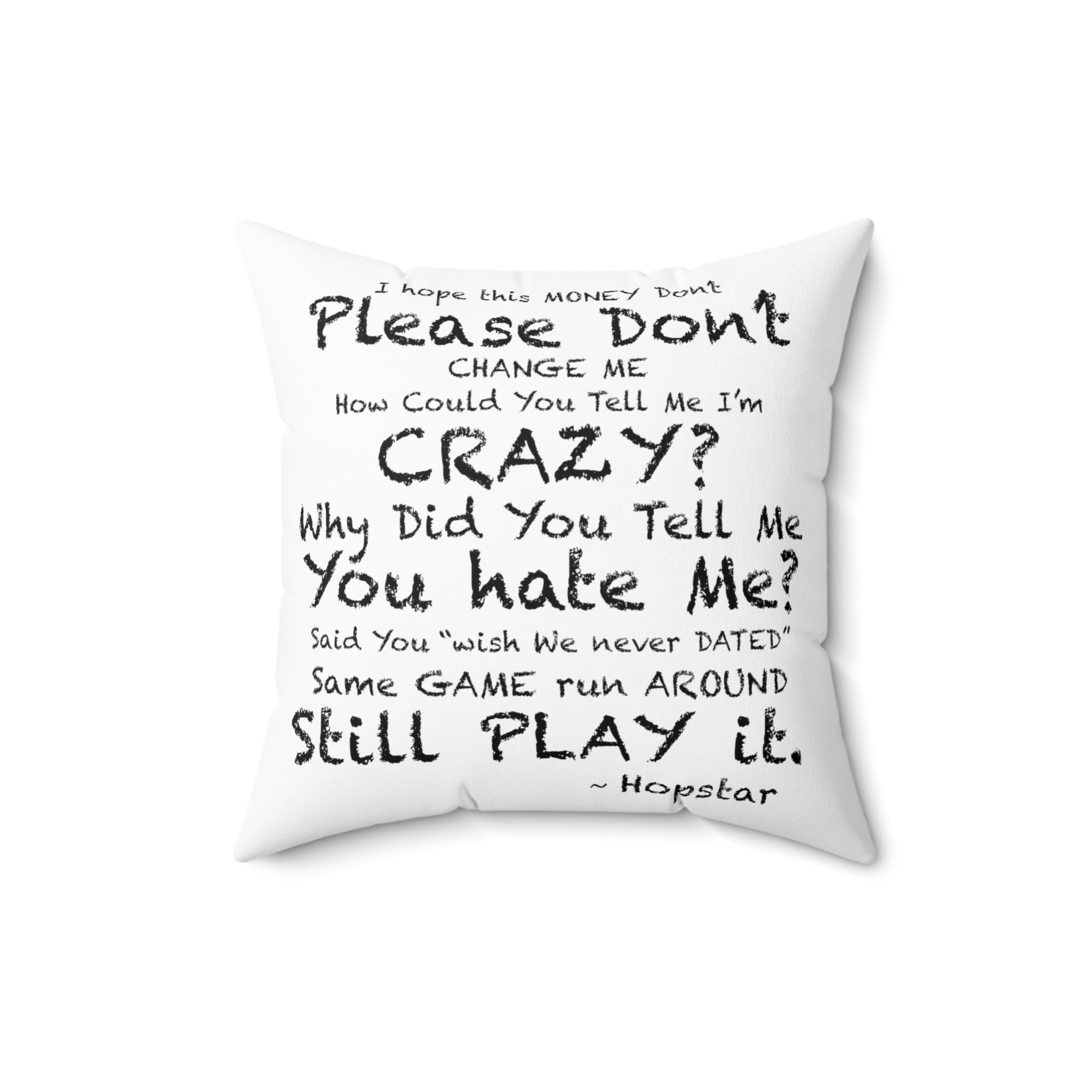 "Hopstar" Spun Polyester Square Pillow