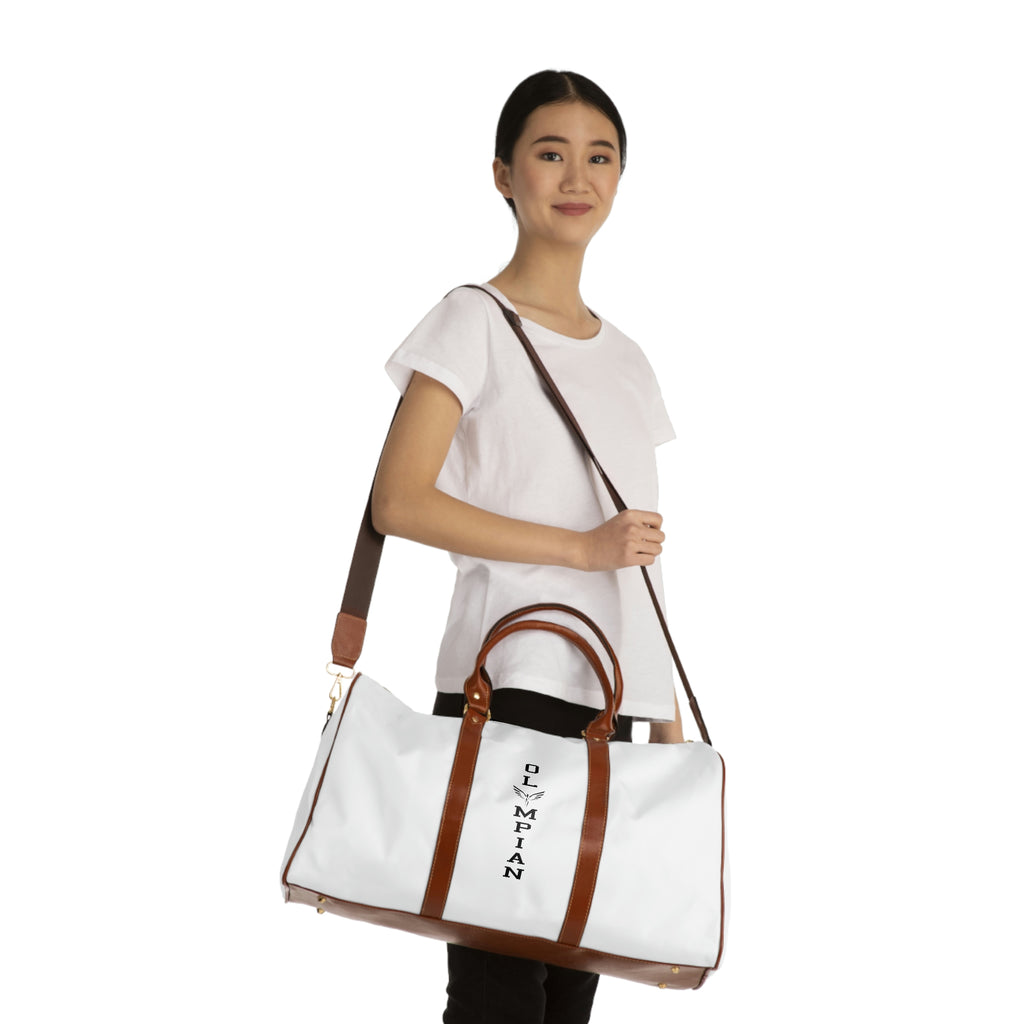Olympian PU Leather Waterproof Travel Bag