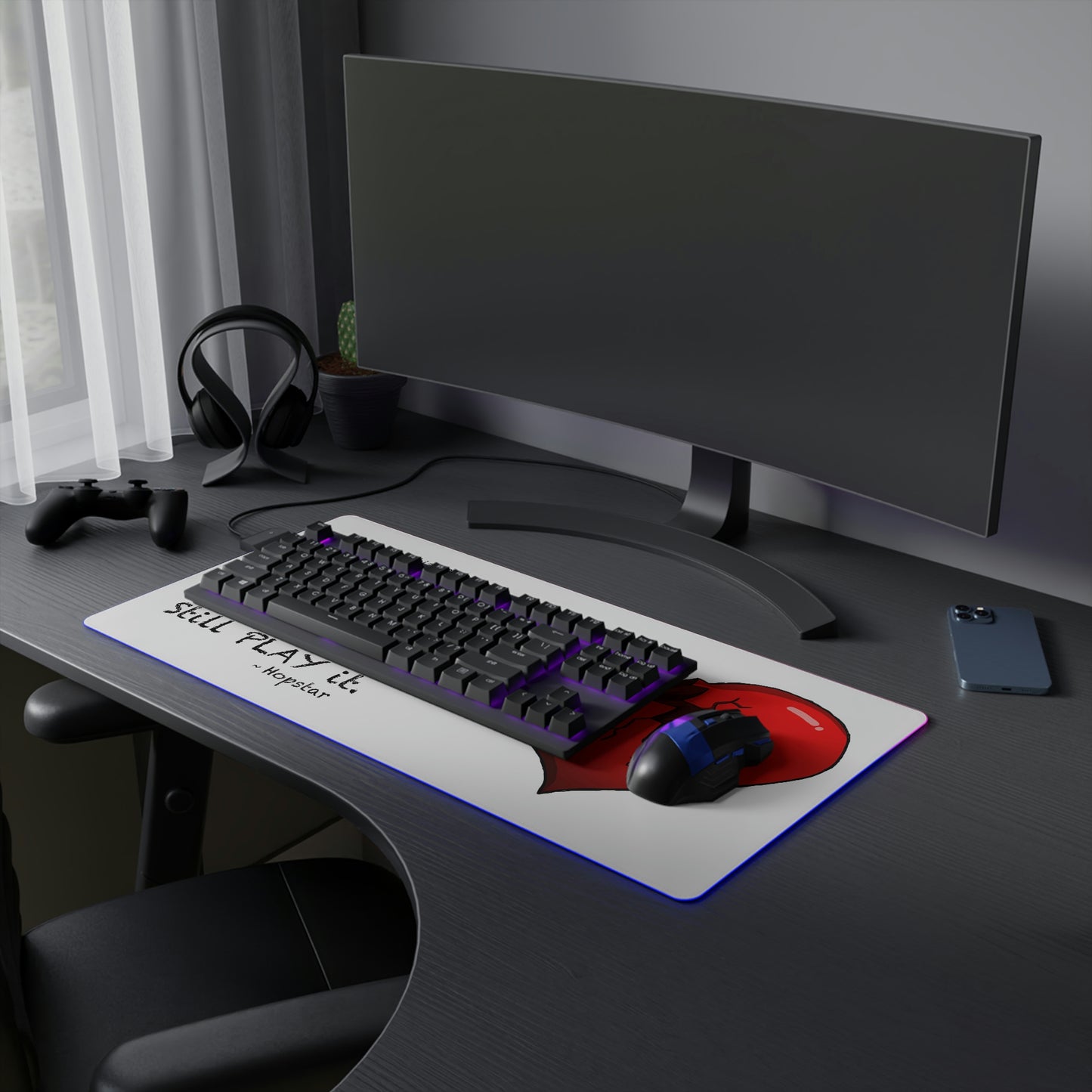 "Hopstar" LED Gaming Mouse Pad