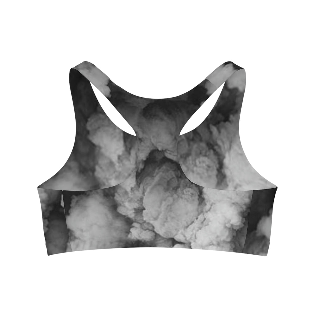 "Faded Gray" Sports Bra
