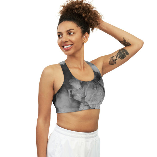 "Faded Gray" Sports Bra