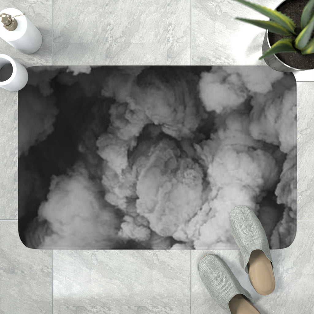 “Faded Gray” Memory Foam Bath Mat