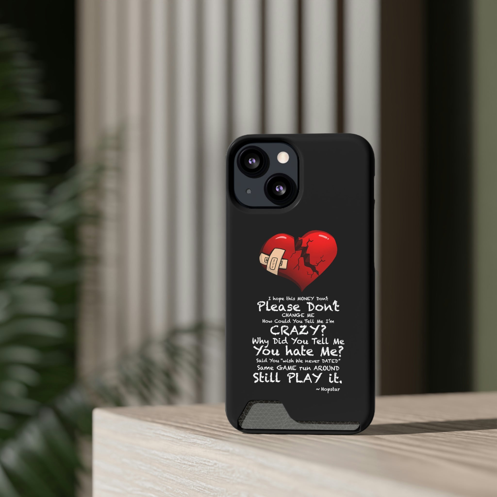 "Hopstar" Phone Case With Card Holder