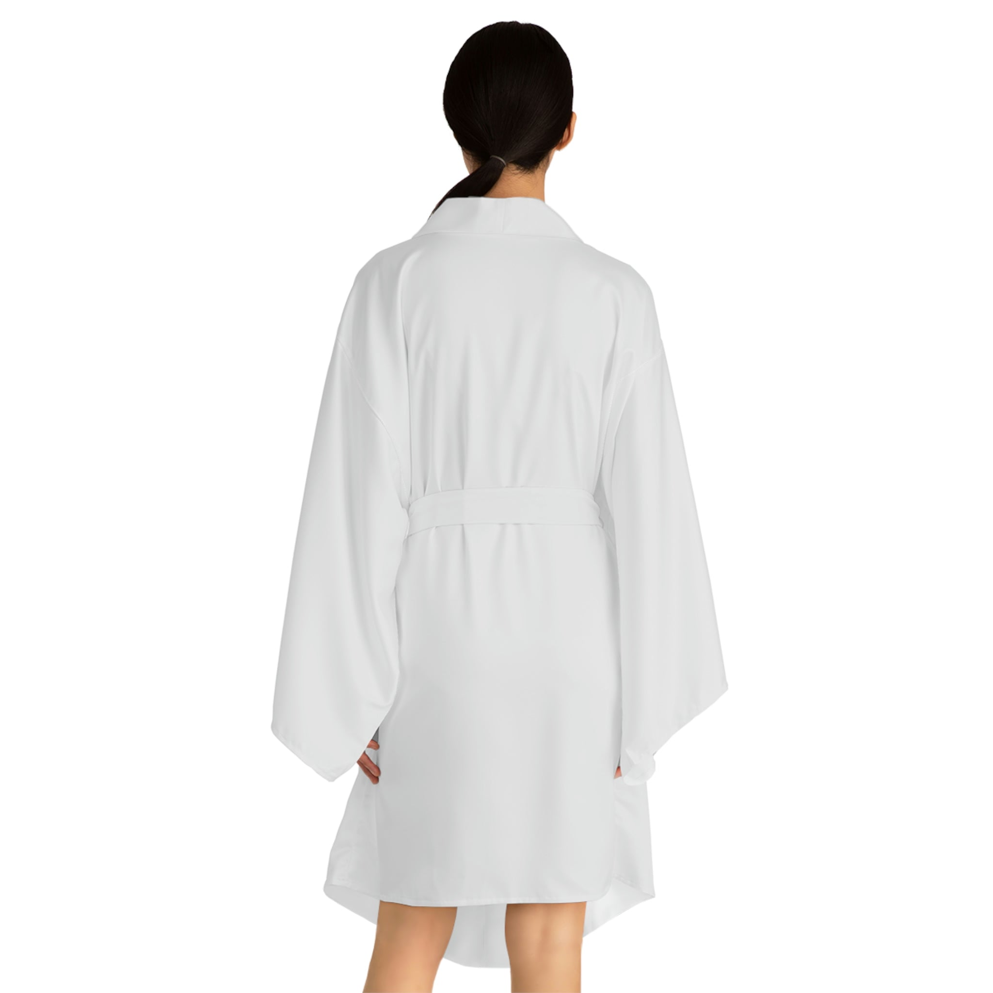 Olympian Matrix Long Sleeve Kimono Robe