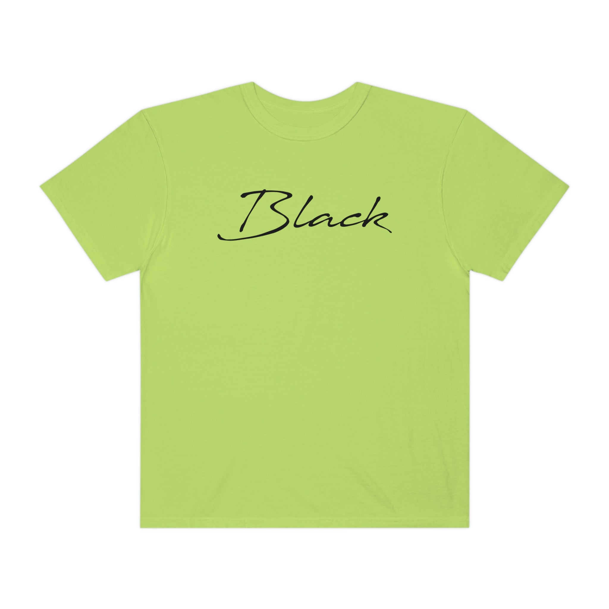 Black Unisex Garment-Dyed T-shirt