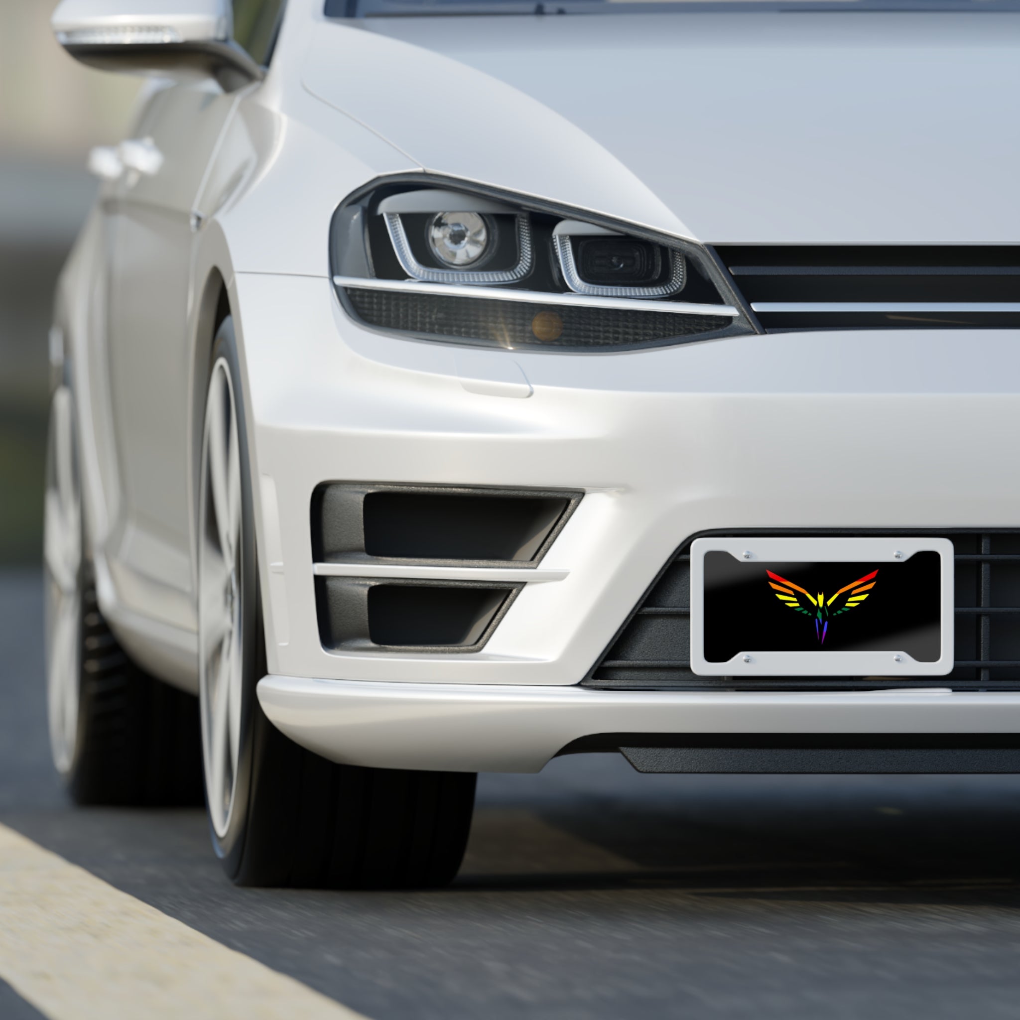 Olympian Pride License Plate