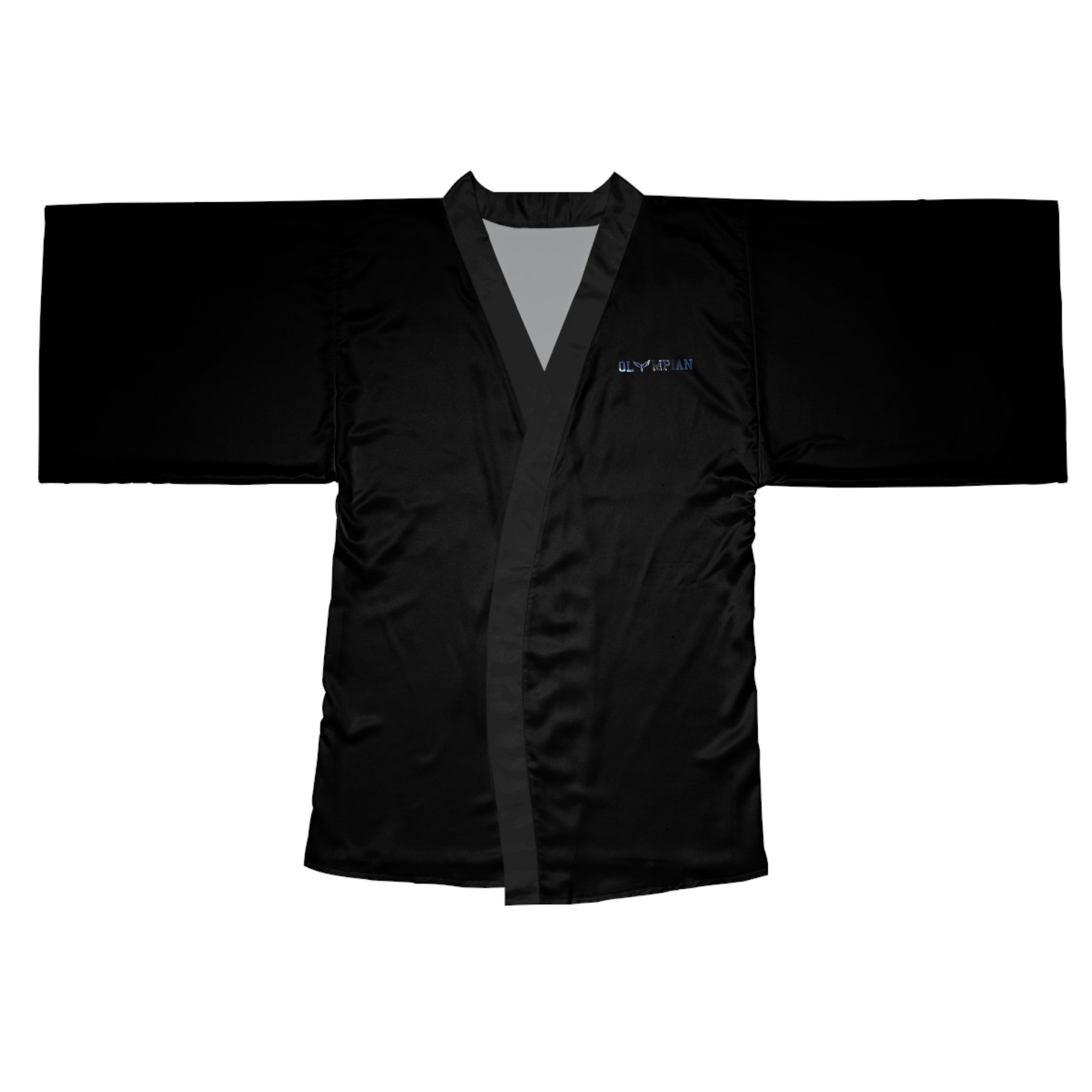 Olympian Matrix Long Sleeve Kimono Robe