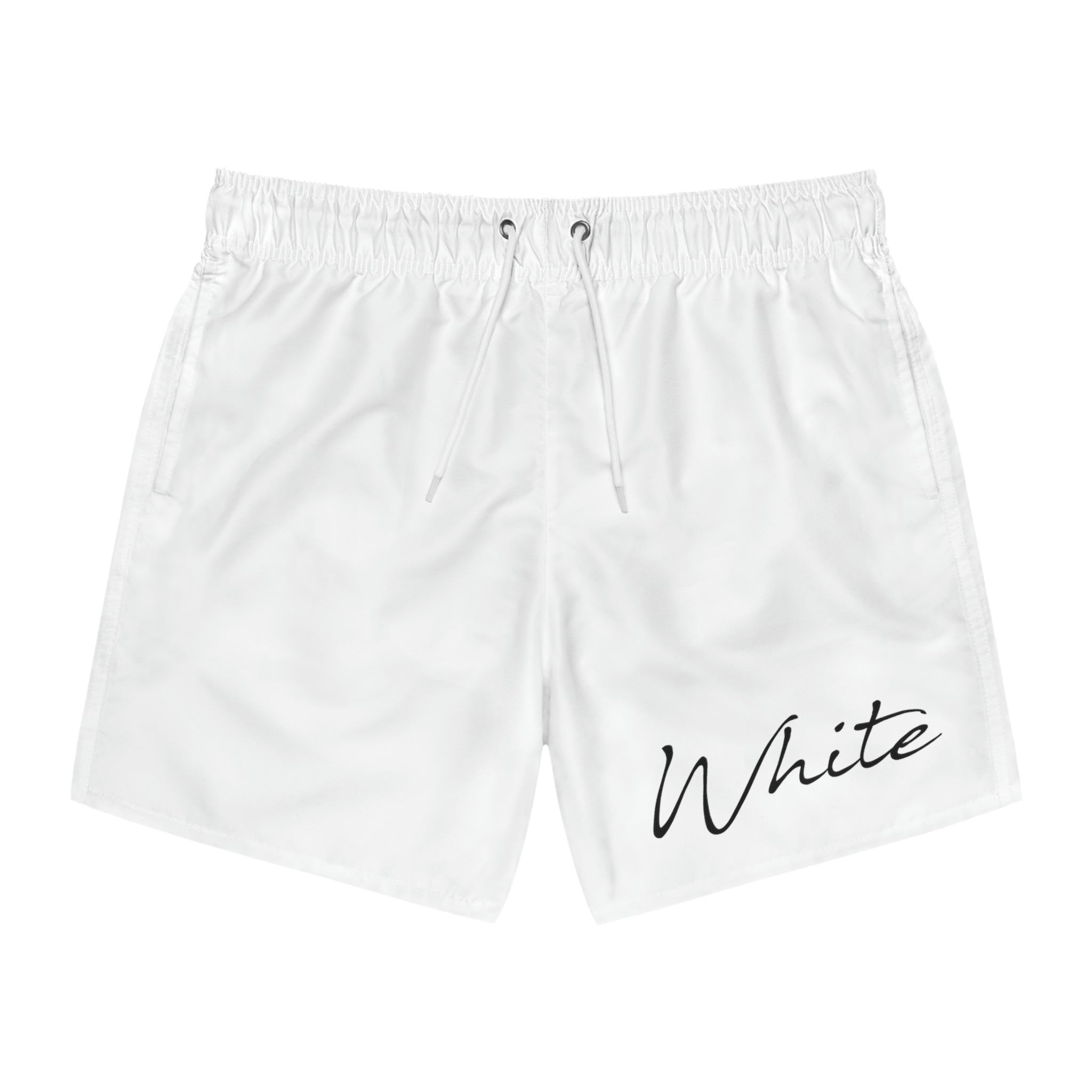 White Swim Trunks
