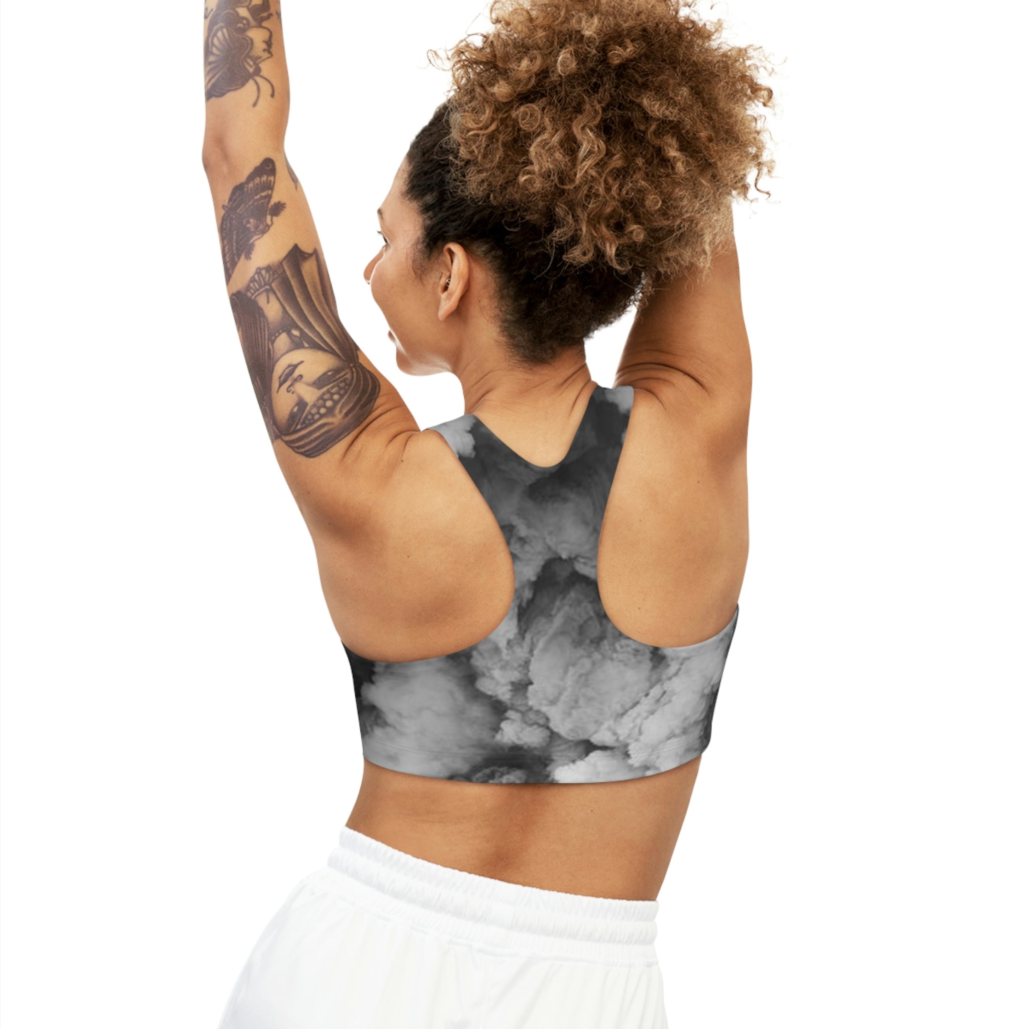 Faded Gray Sports Bra
