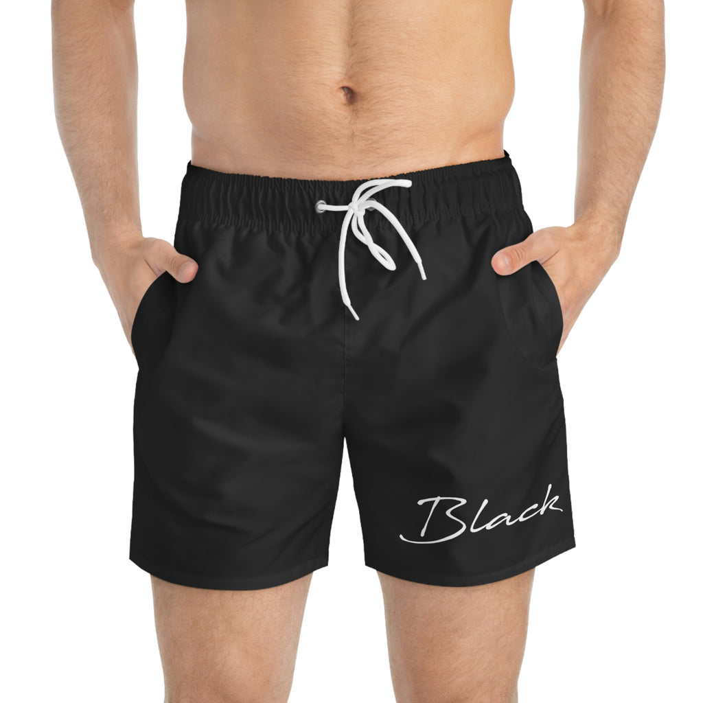 Black Swim Trunks