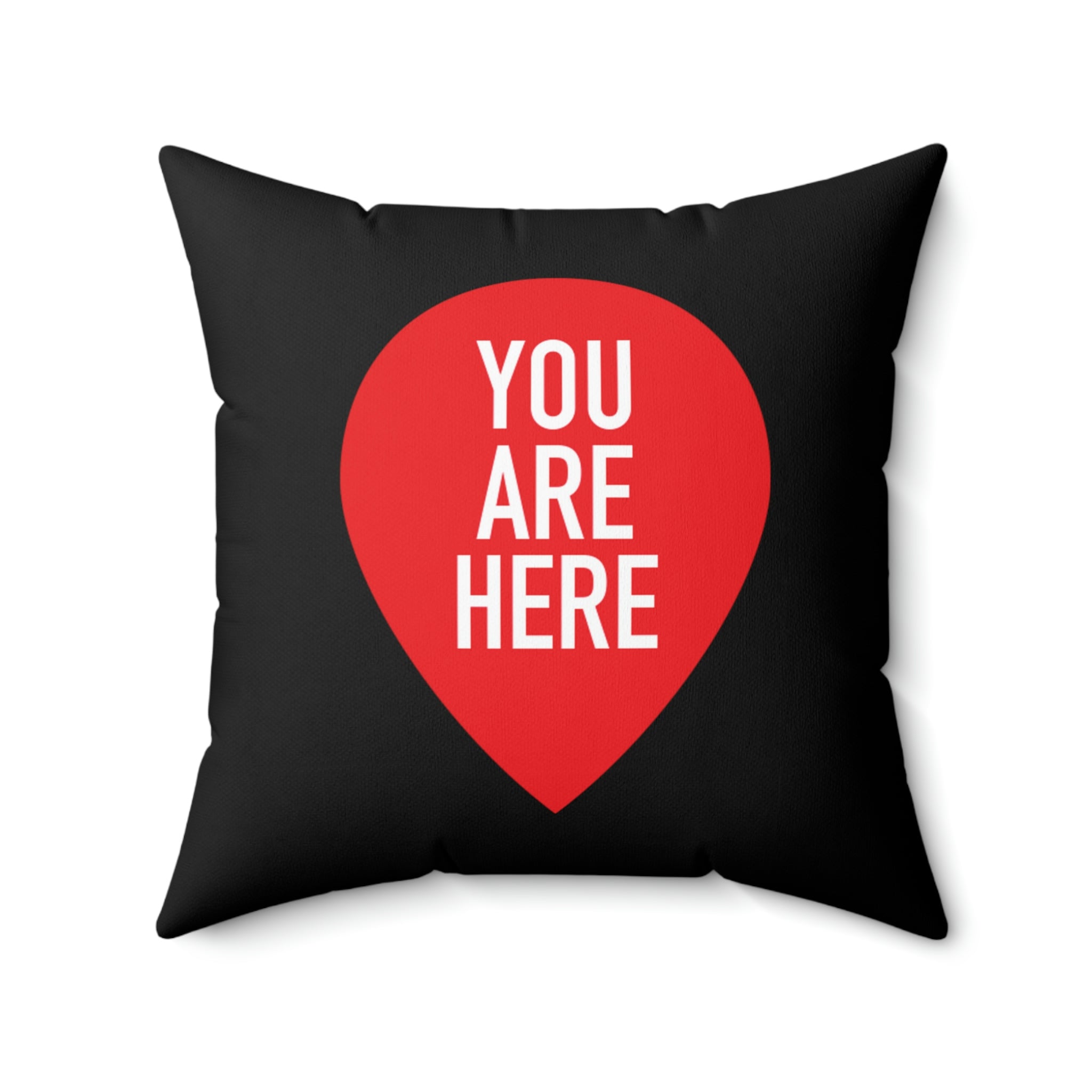 Polyester "Location" Pillow