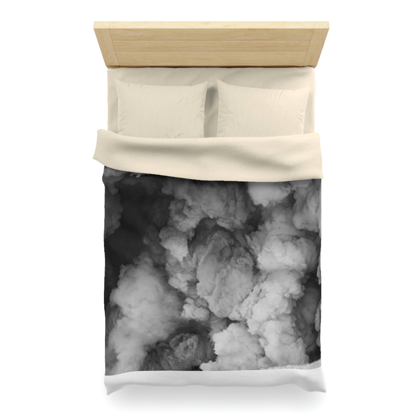 "Faded Gray "Duvet Bed Cover