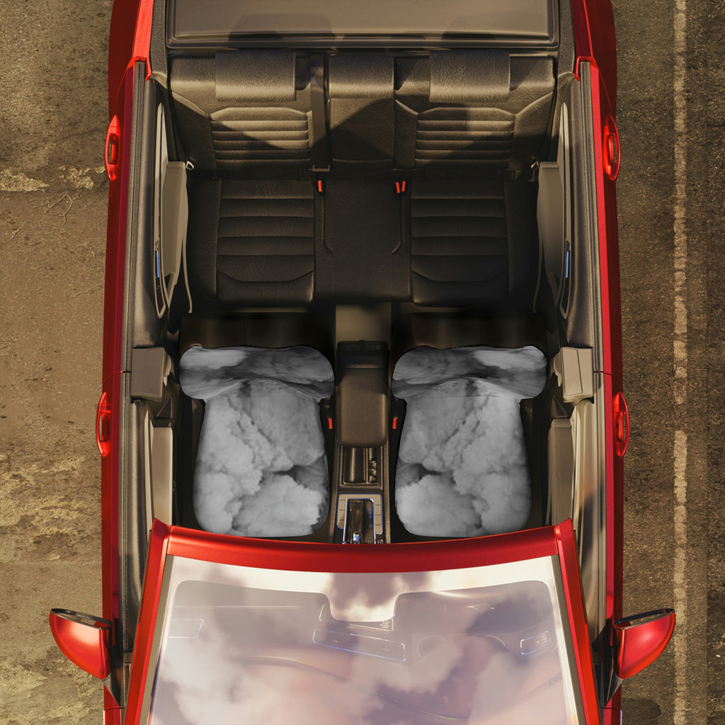 "Faded Gray" Polyester Car Seat Covers