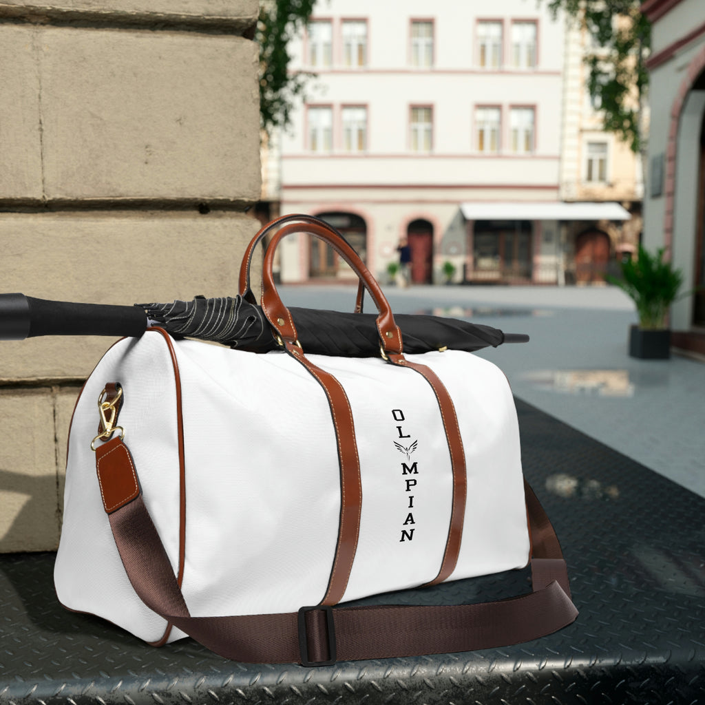 Olympian PU Leather Waterproof Travel Bag